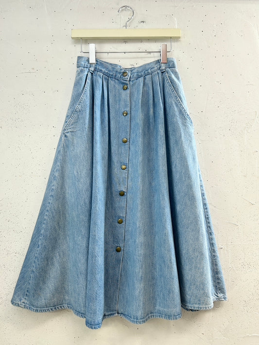 Vintage Denim Skirt [I33815]
