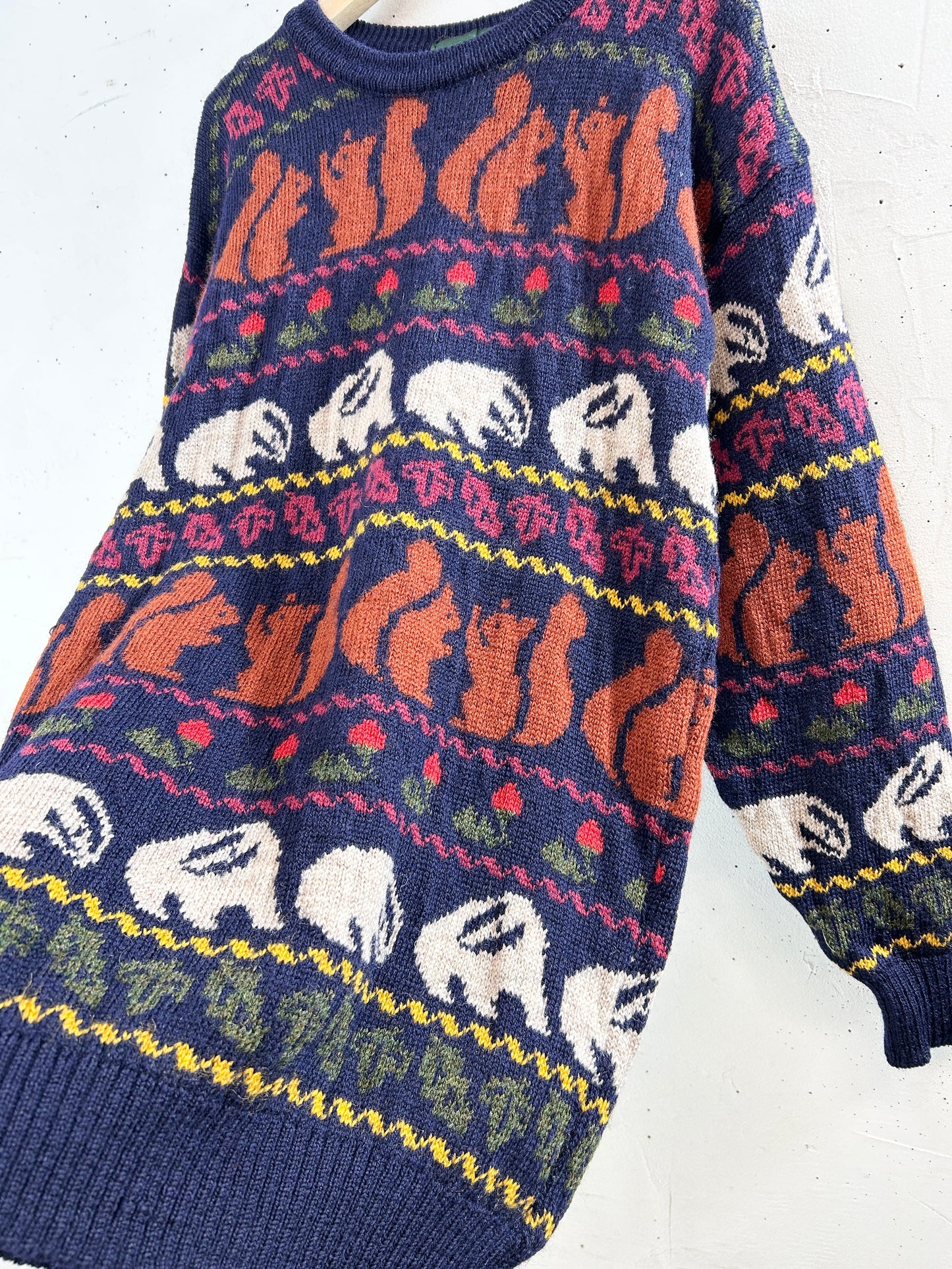 Vintage Knit Sweater [L30980]