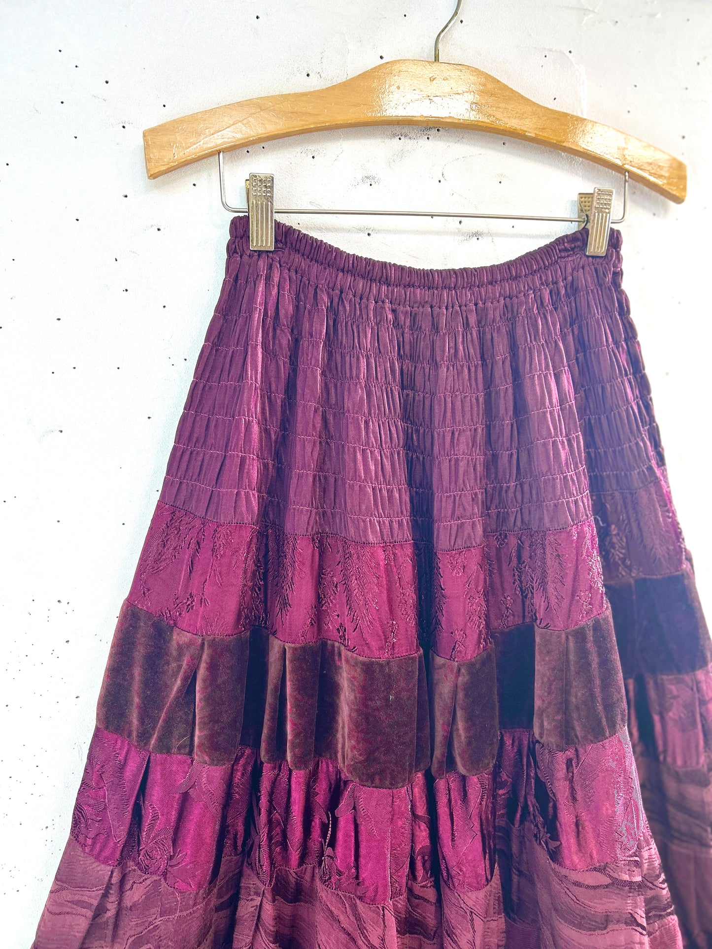 Vintage Tired Skirt Made in Poland [A31251]