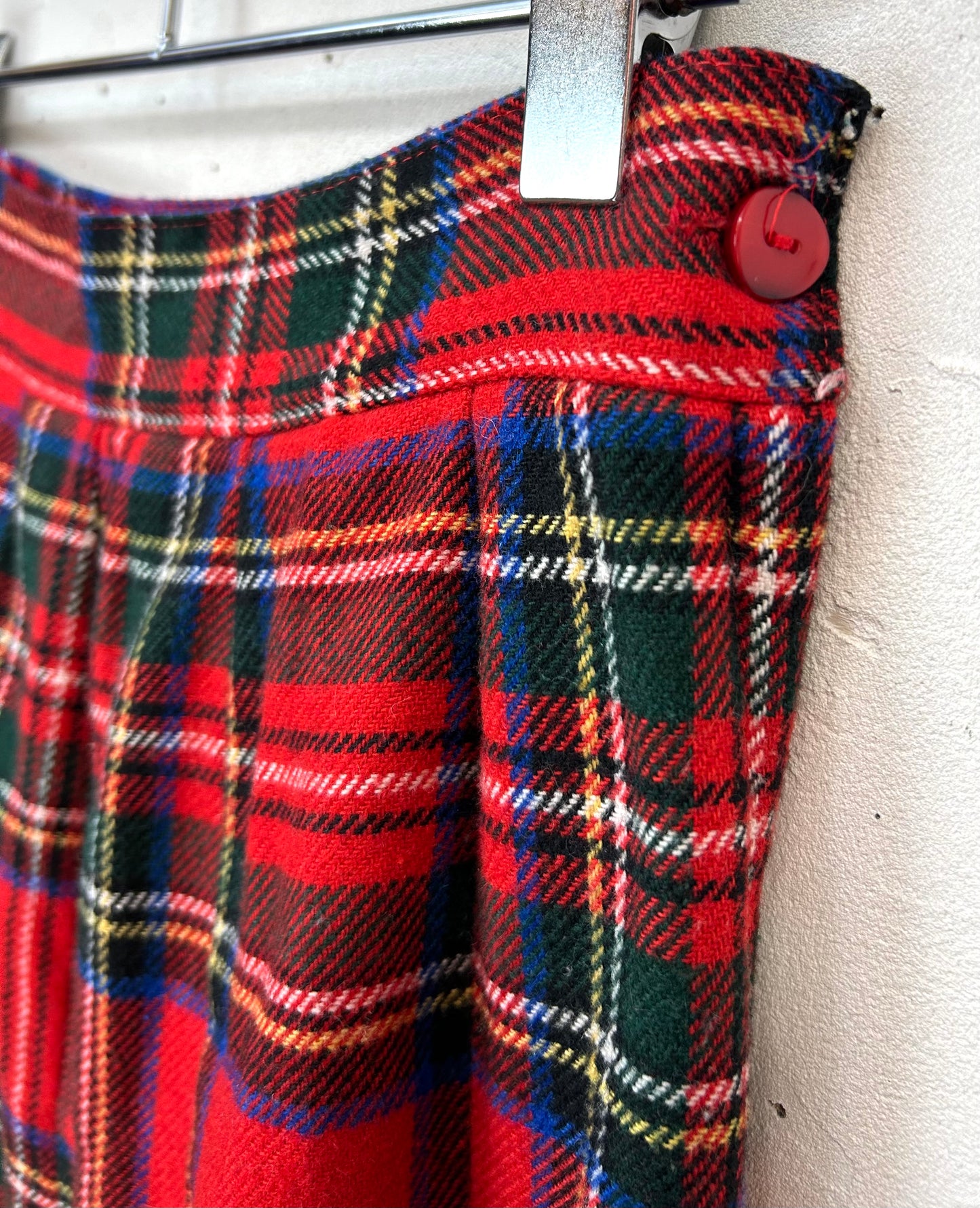 Vintage Plaid Skirt [L29183]