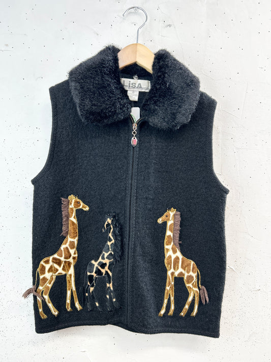 Vintage Wool Vest [B31520]