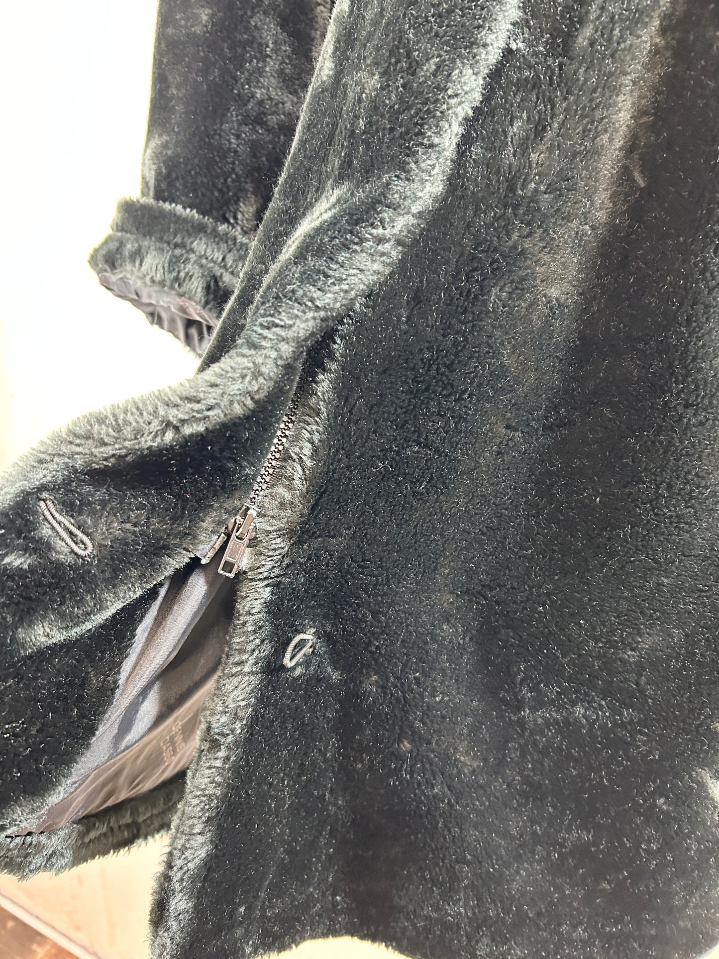 Vintage Eco Fur Coat [J30662]