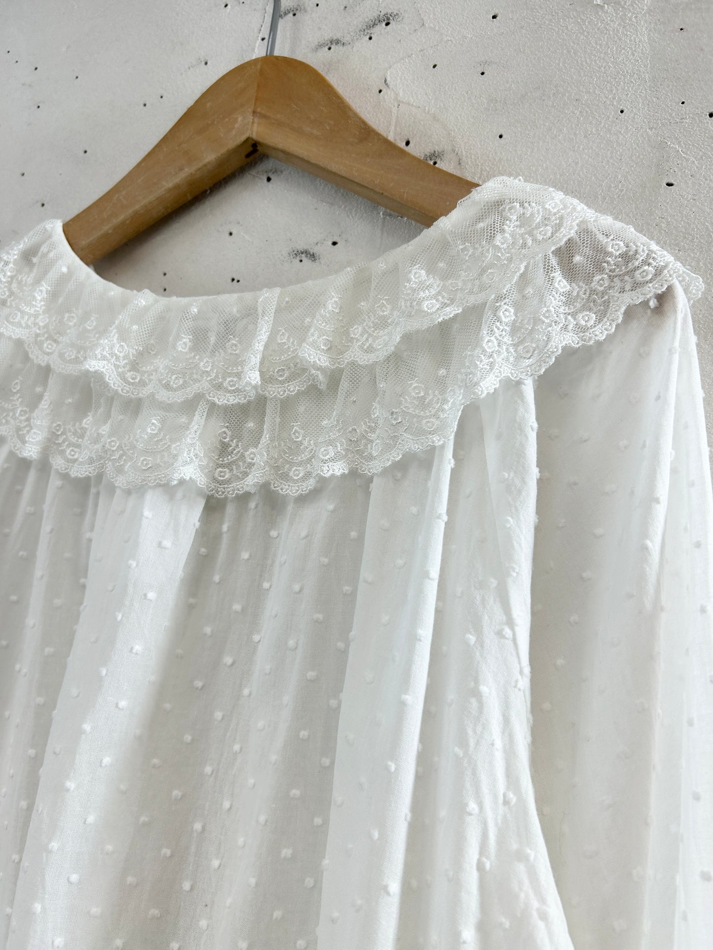 Vintage White Dress [I33685]