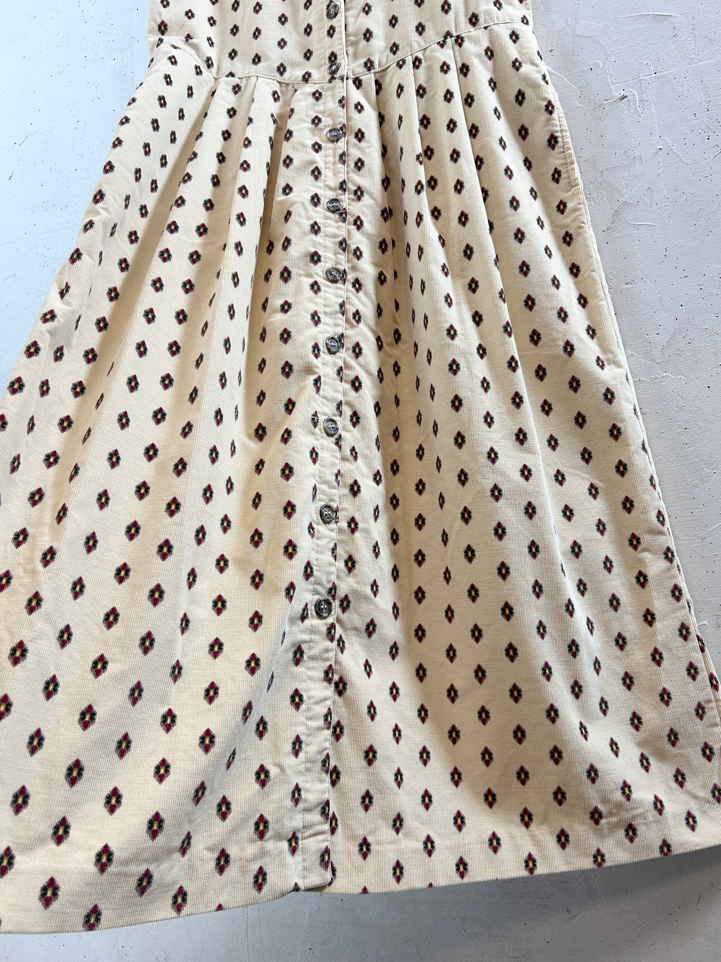 Vintage Corduroy Dress [I30121]
