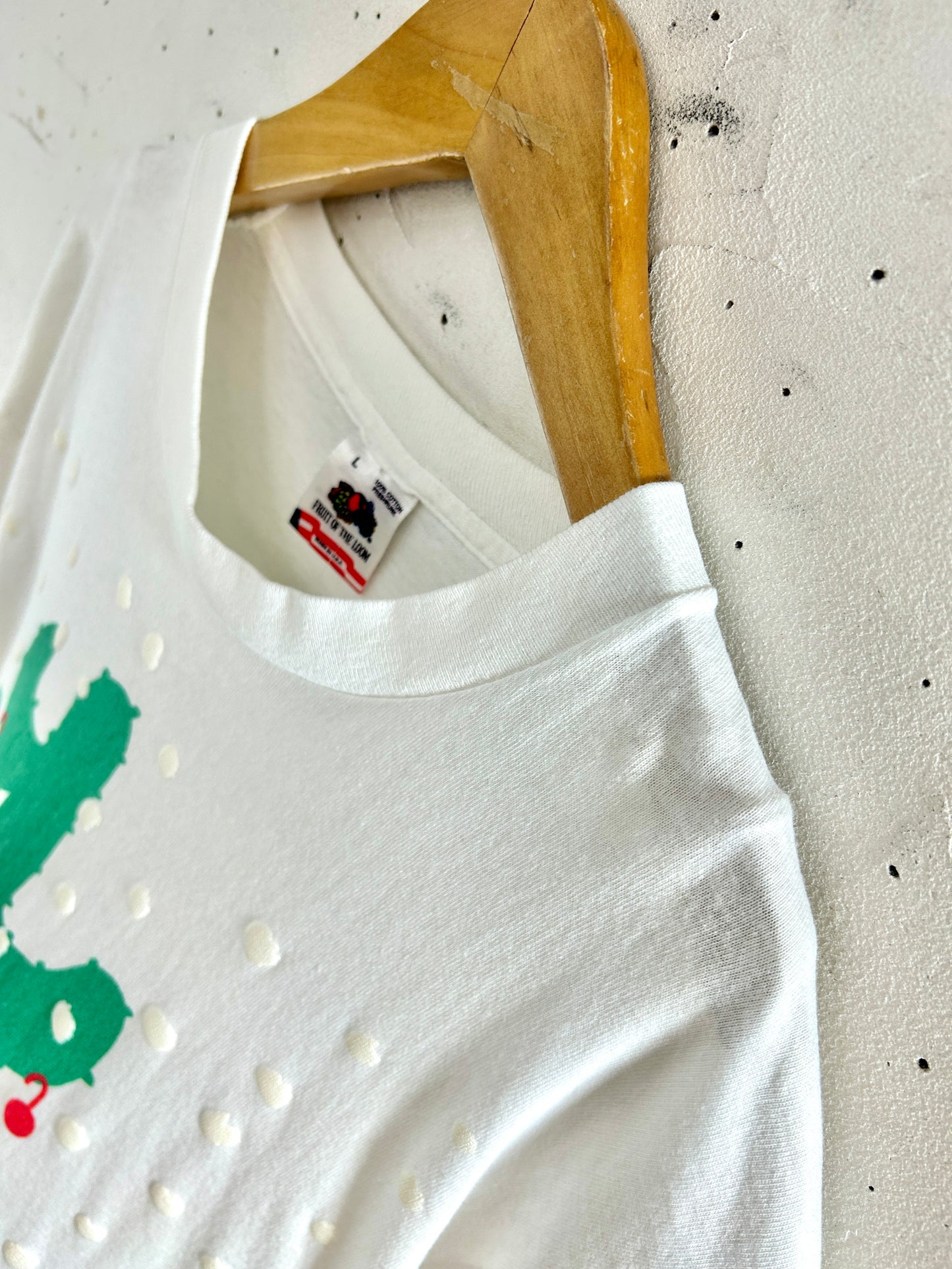 Vintage T Shirt 〜Funny dot CRAZY〜 [F32689]