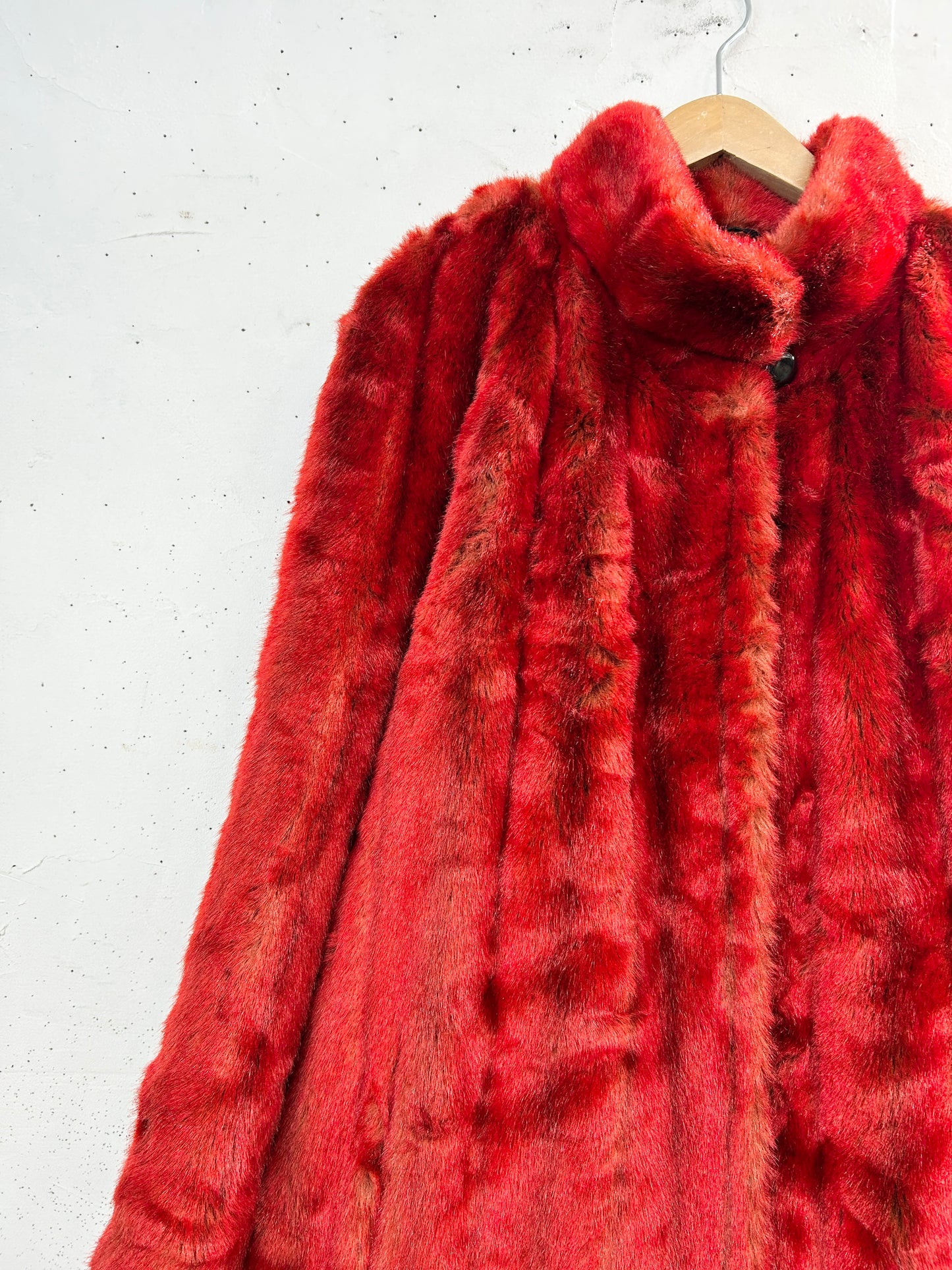 Vintage Eco Fur Coat [A31197]