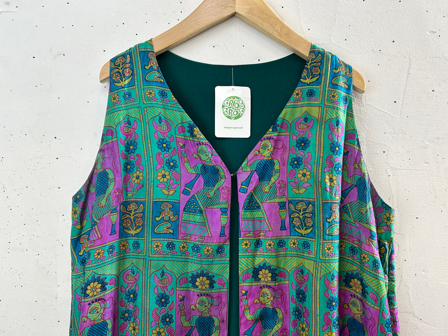 Vintage Long Vest [I30213]