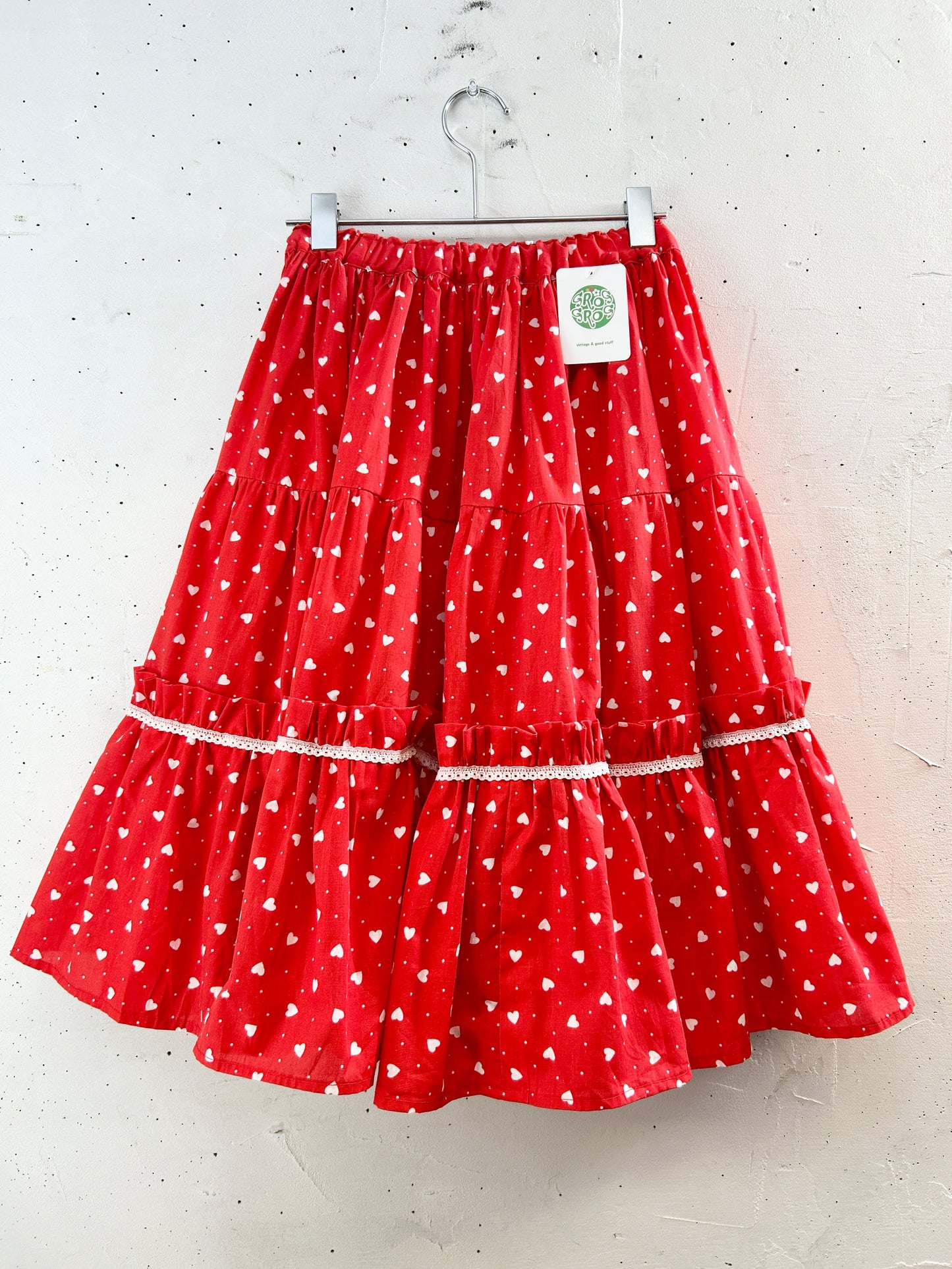 Vintage Tiered Skirt Heart [H30771]