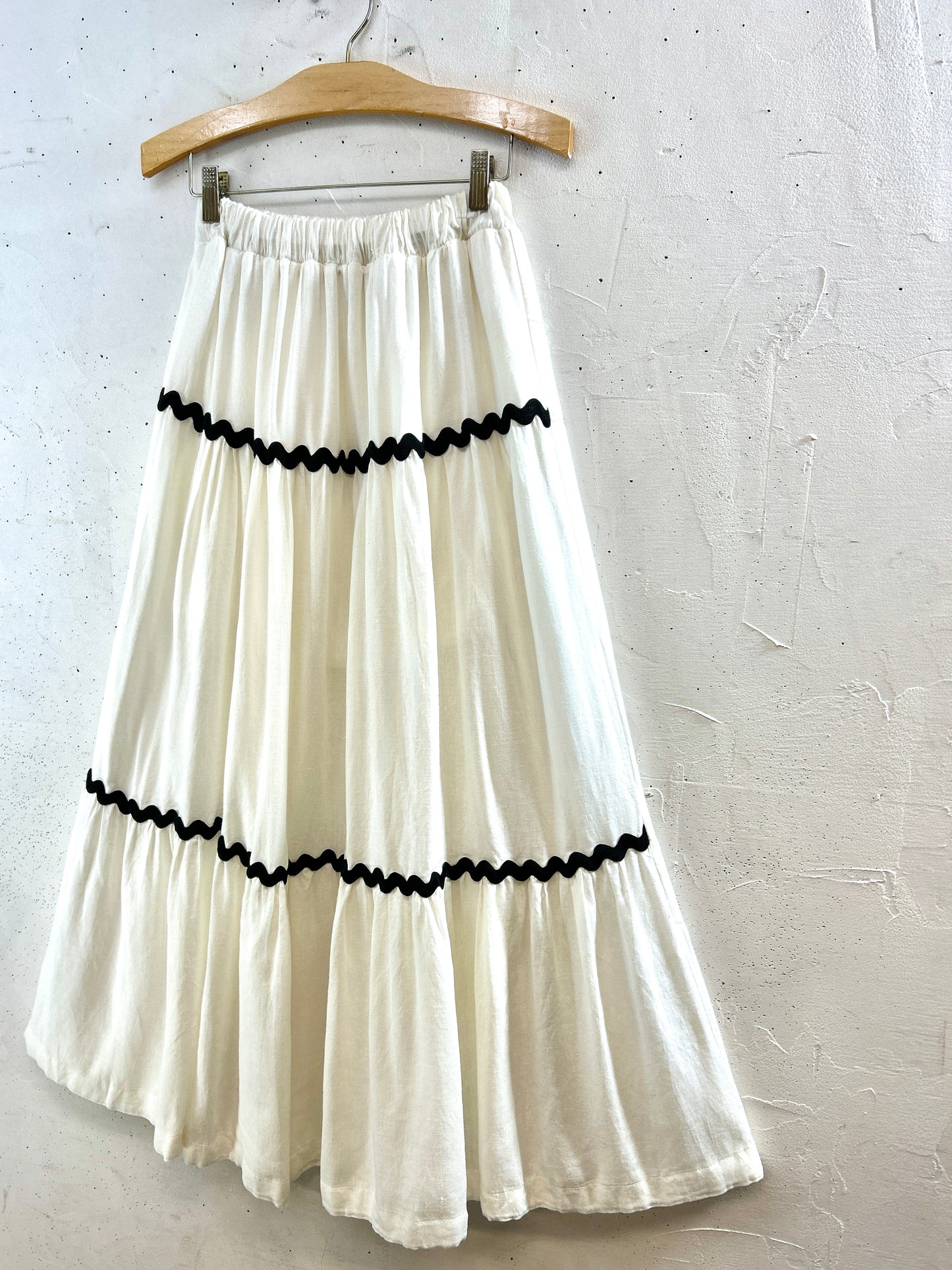 Vintage White Skirt [K30912]
