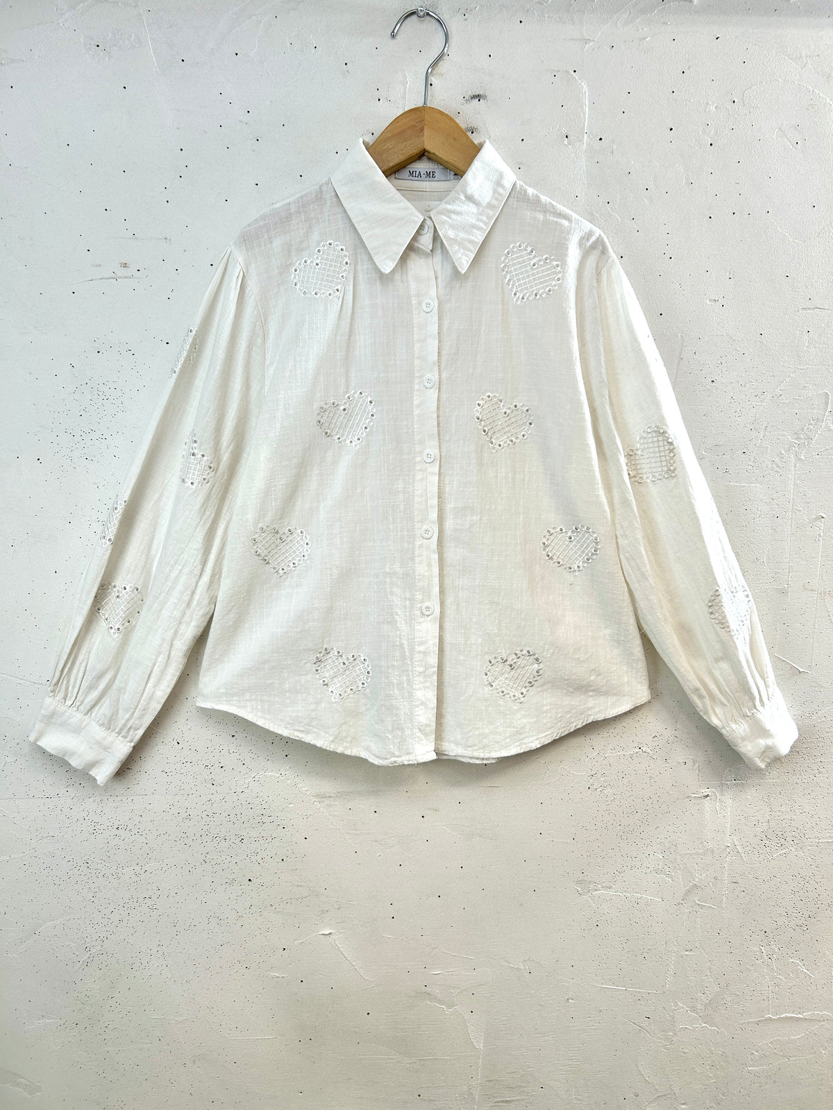 Vintage White Blouse  [H33535]