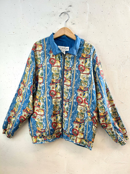 Vintage Silk Blouson [I30252］