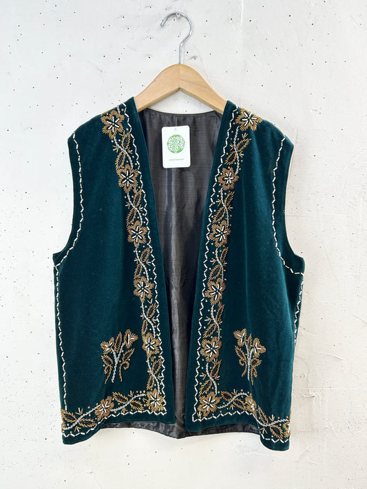 Vintage Velour Vest [J30446]