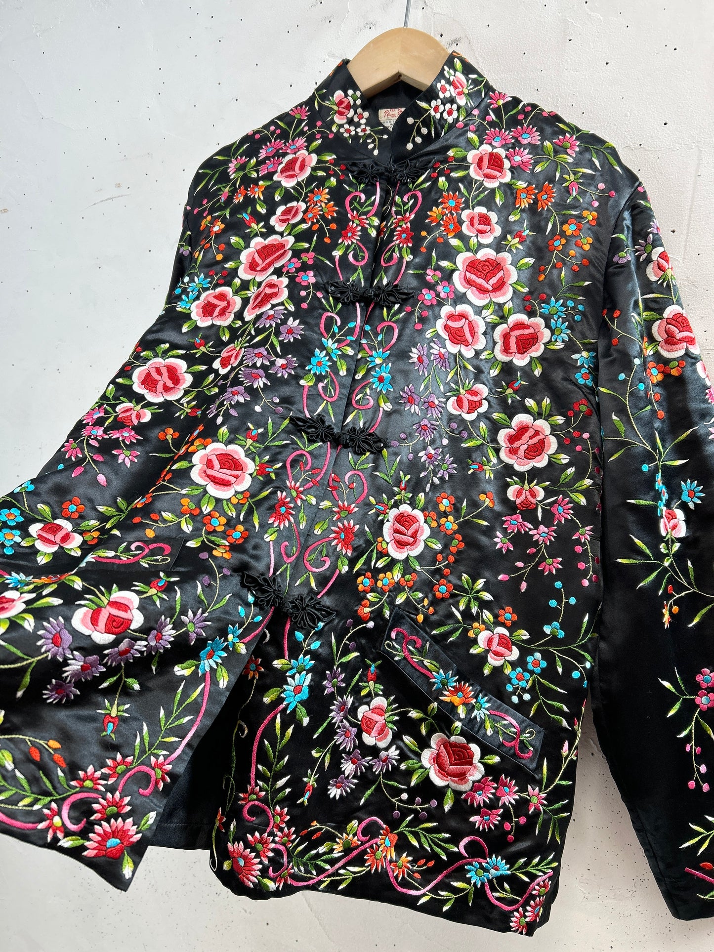 Vintage Silk China Jacket 〜Plum Blossoms〜[A31210]