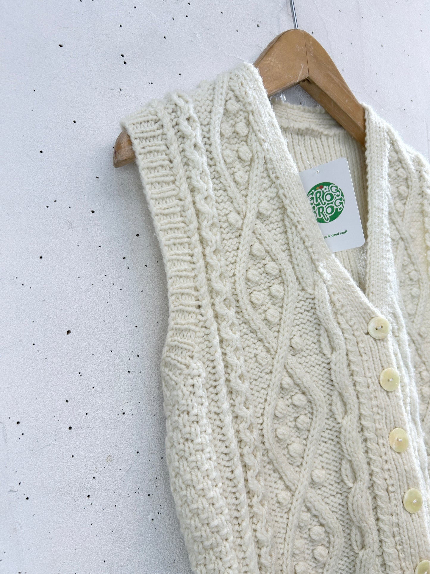 Vintage Knit Vest [B31608]