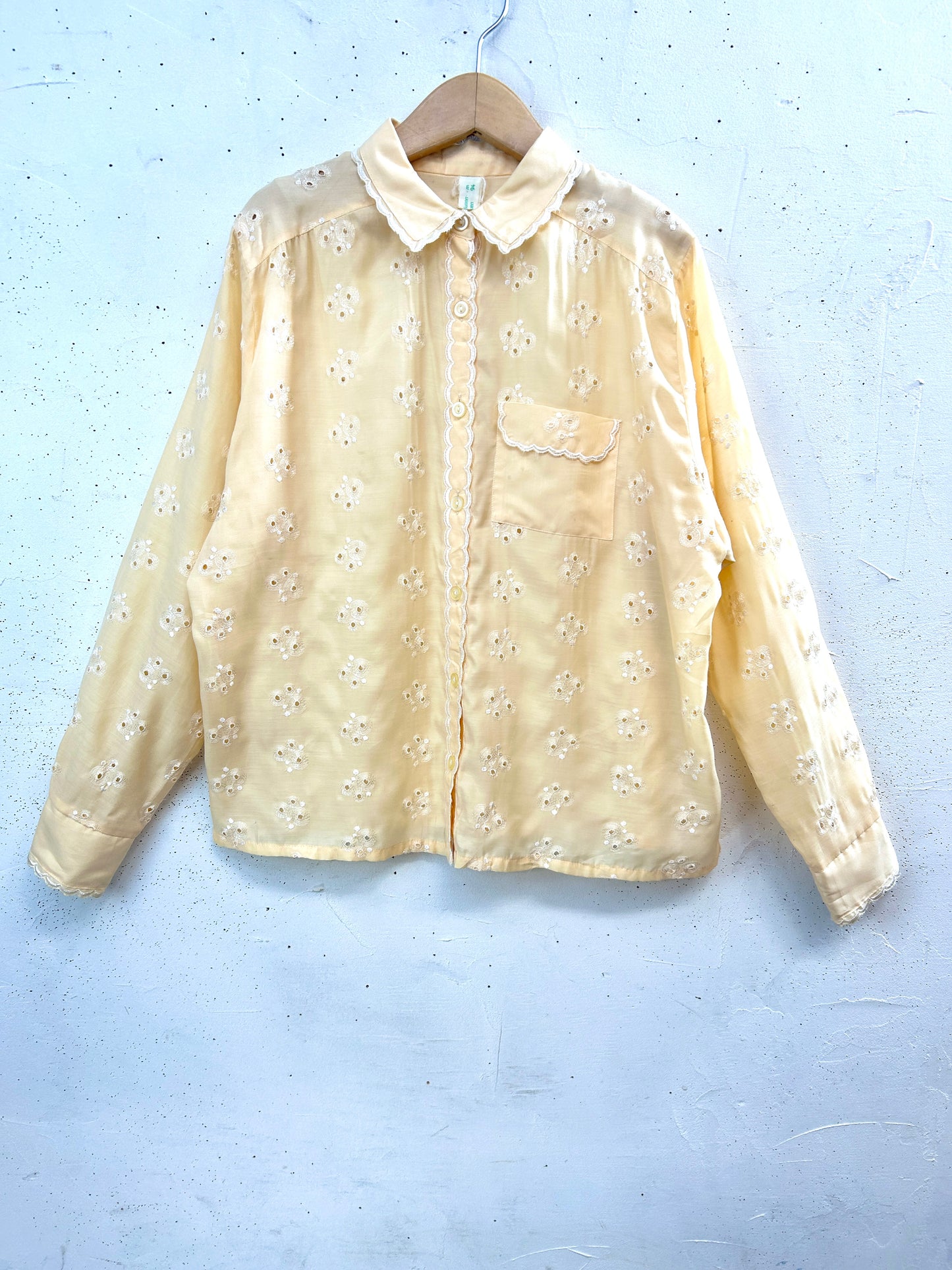 Vintage Cutwork Blouse [E32486]
