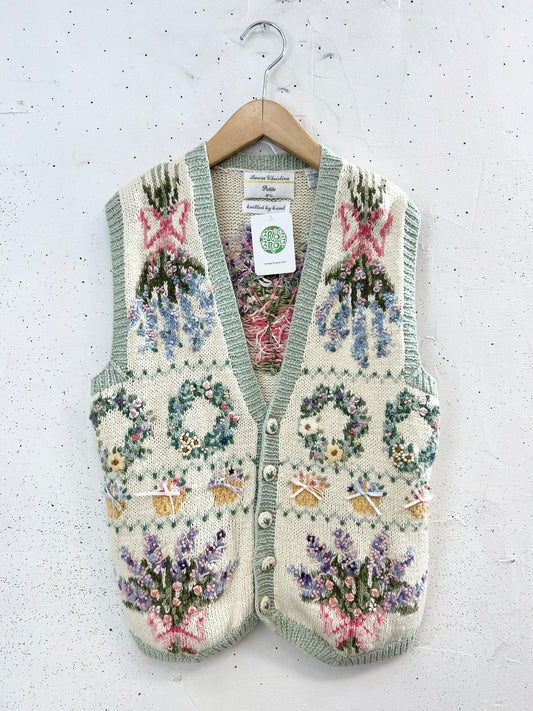Vintage Knit Vest  [I33853]