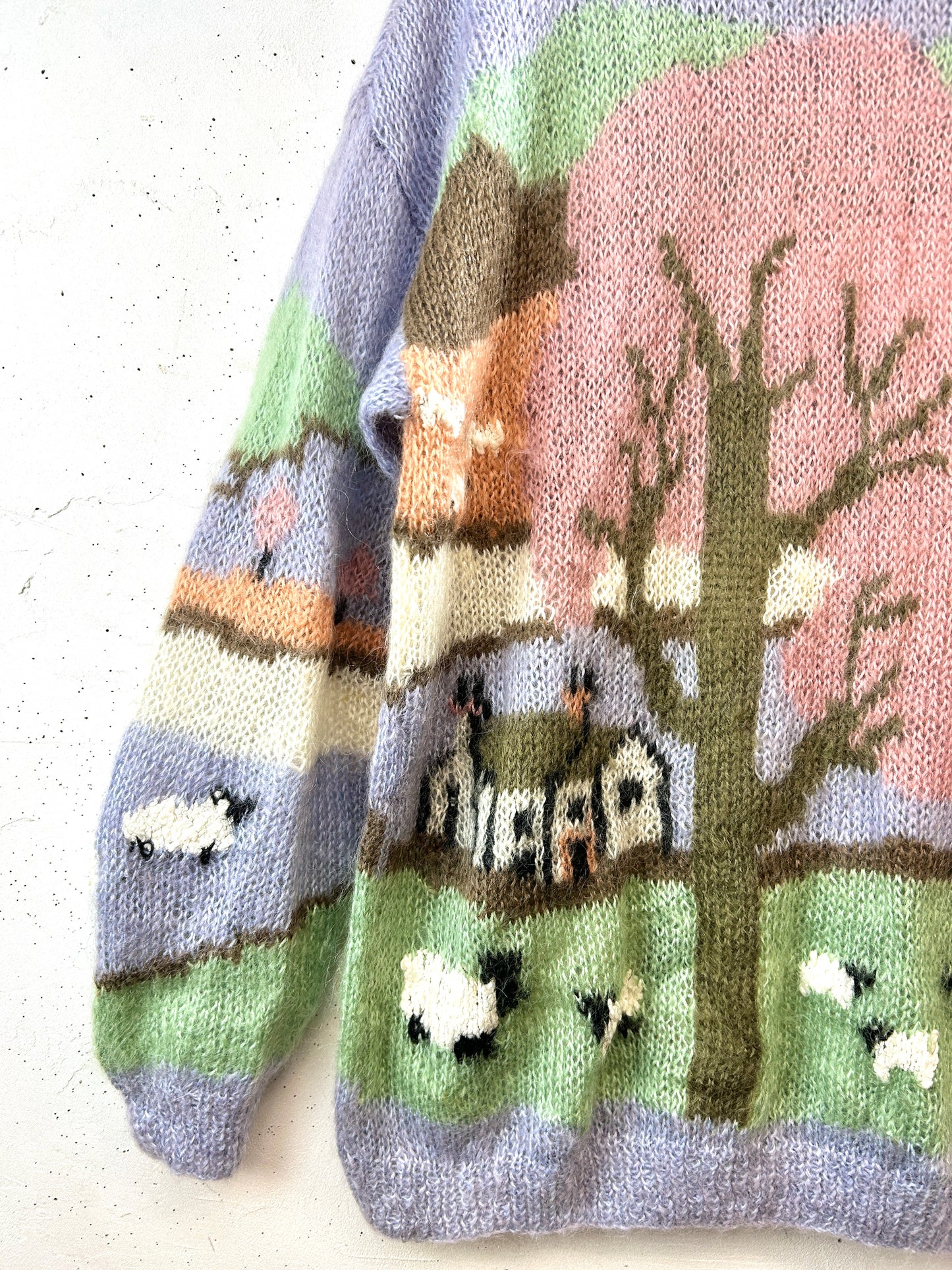 Vintage Mohair Knit Sweater [K30850]