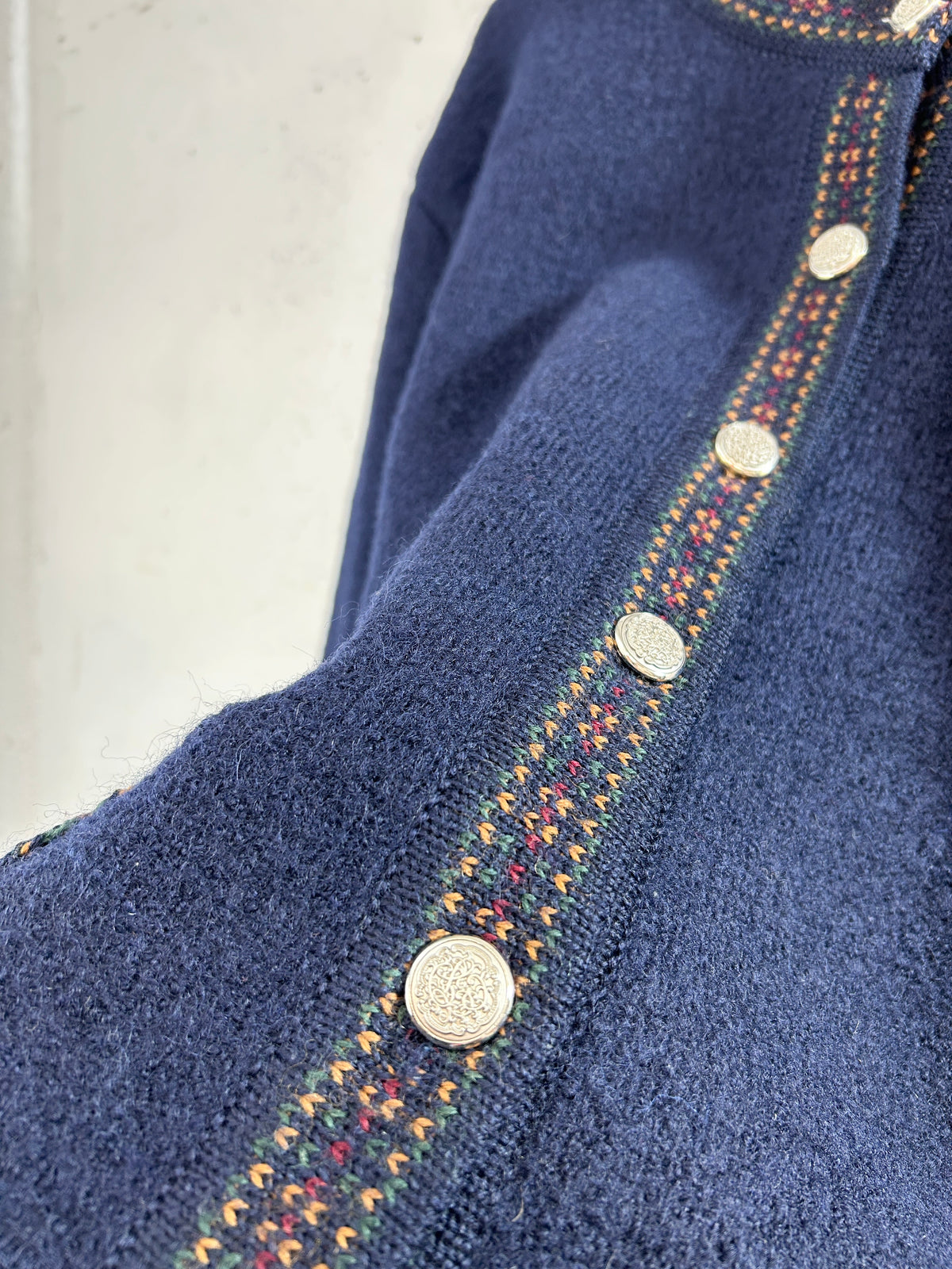 Vintage Knit Cardigan [J34107]