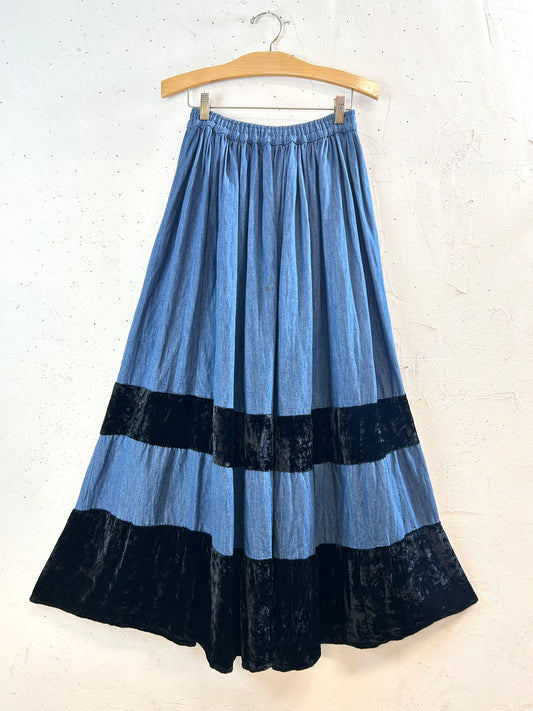 Vintage Denim Skirt [I30996]