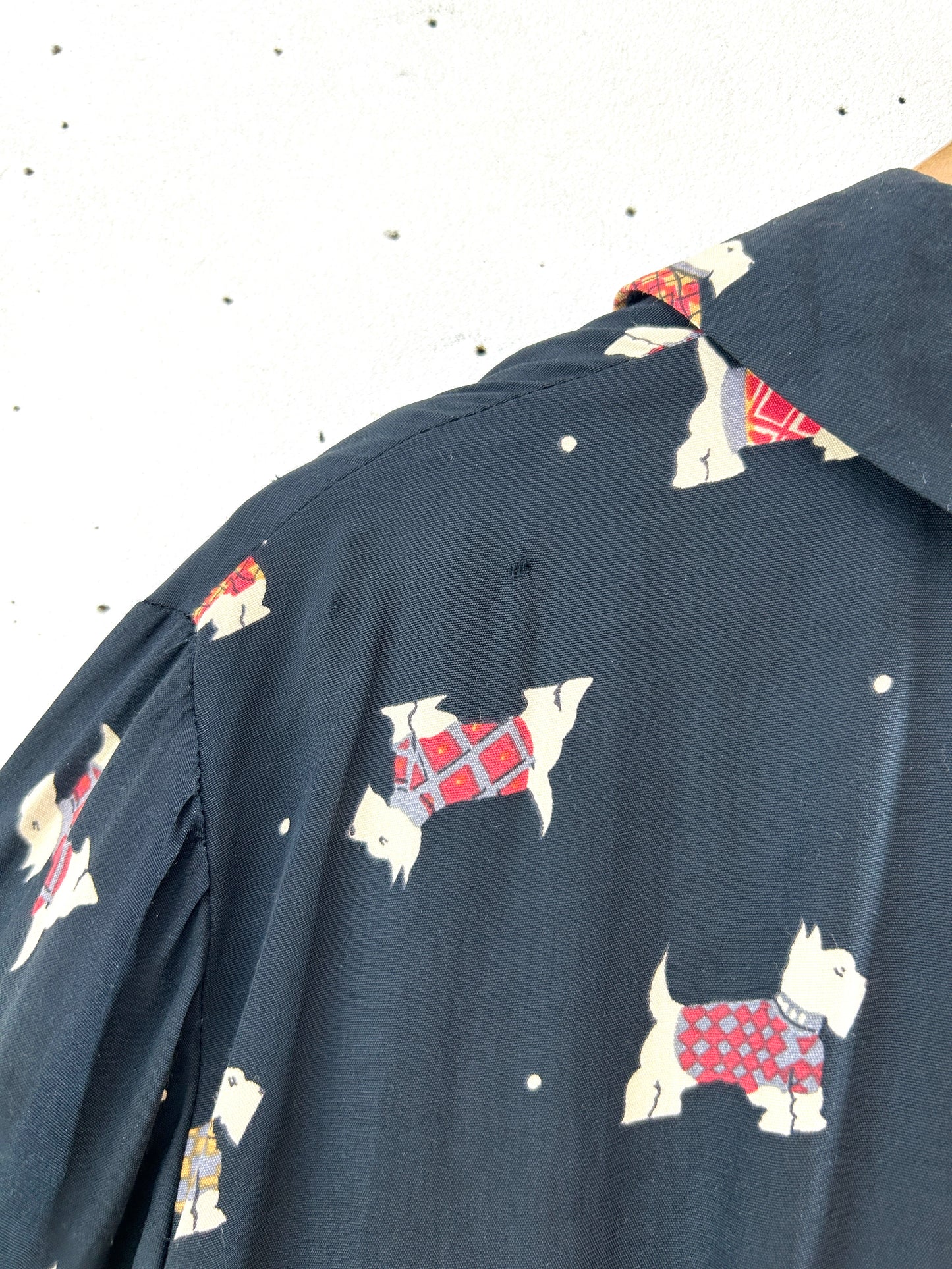 Vintage Rayon Dress 〜E.D.MICHAELS〜 MADE IN USA [F32882]