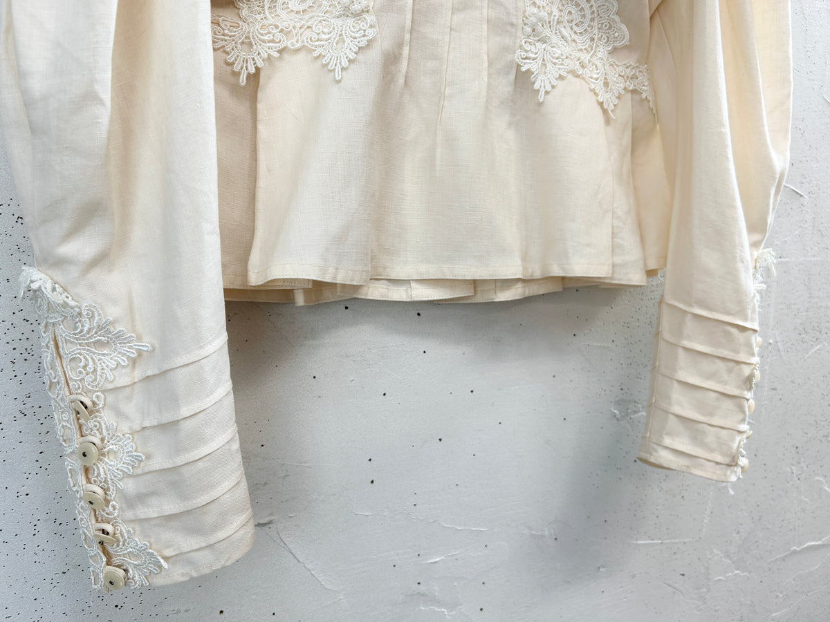 '80s Vintage Blouse 〜JESSICA Mcclintock〜 [I33910]