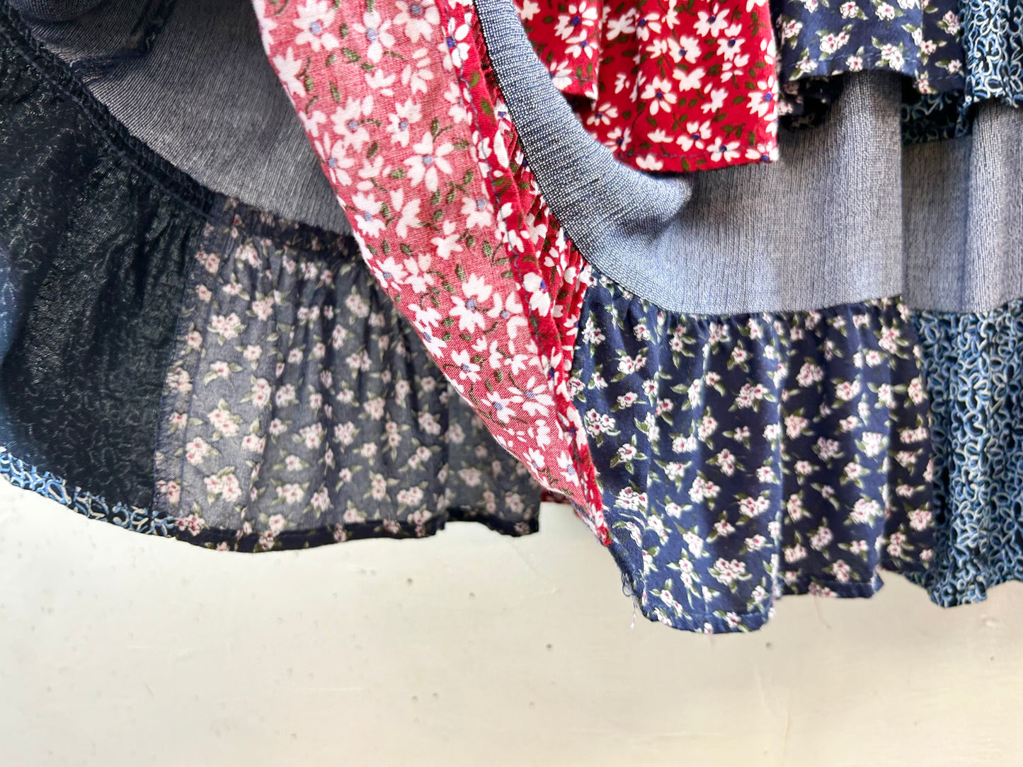 Vintage Tiered Skirt MADE IN USA [G30812]
