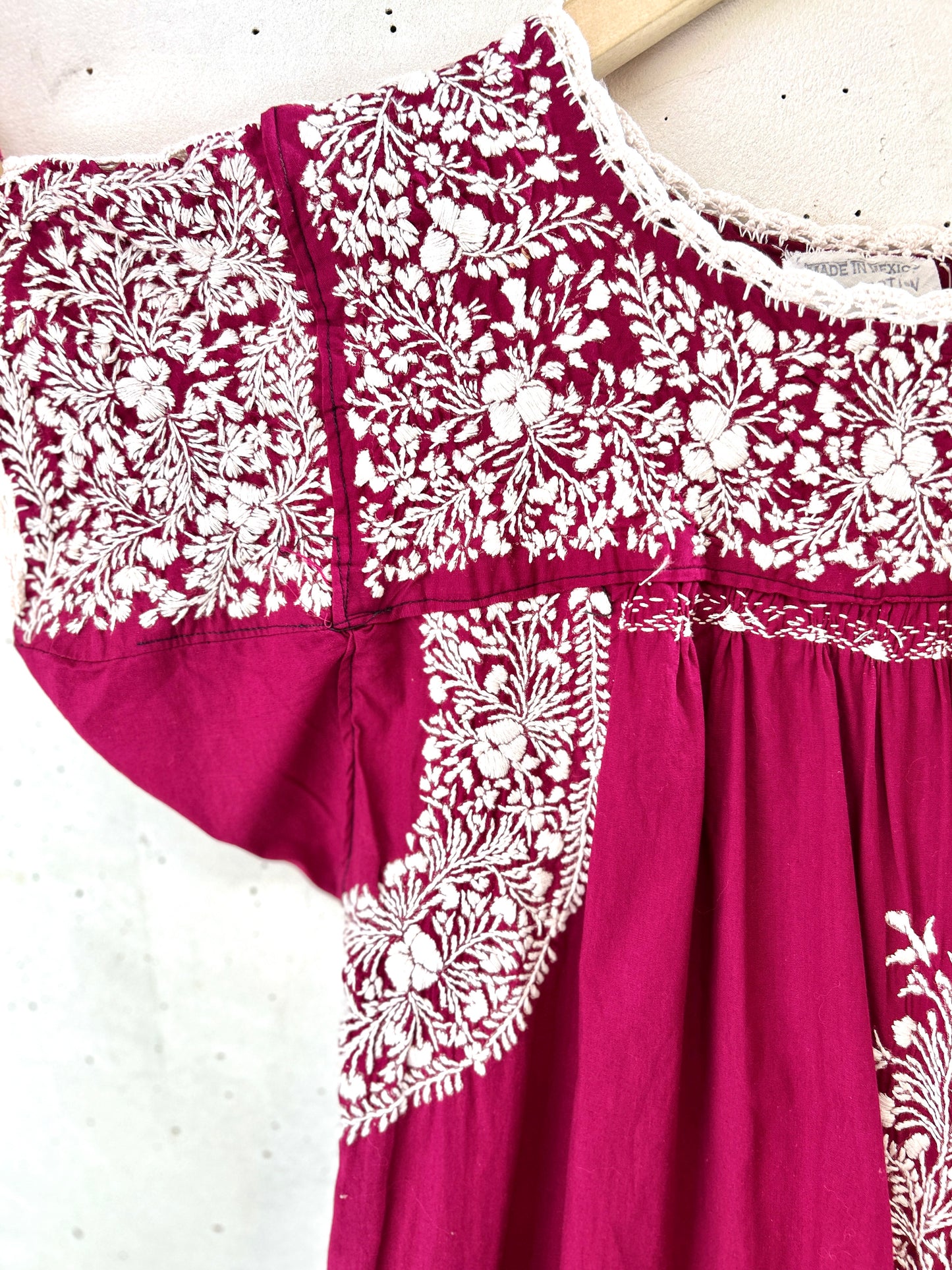 Vintage San Antonino Embroidery Dress MADE IN MEXICO [H30816]