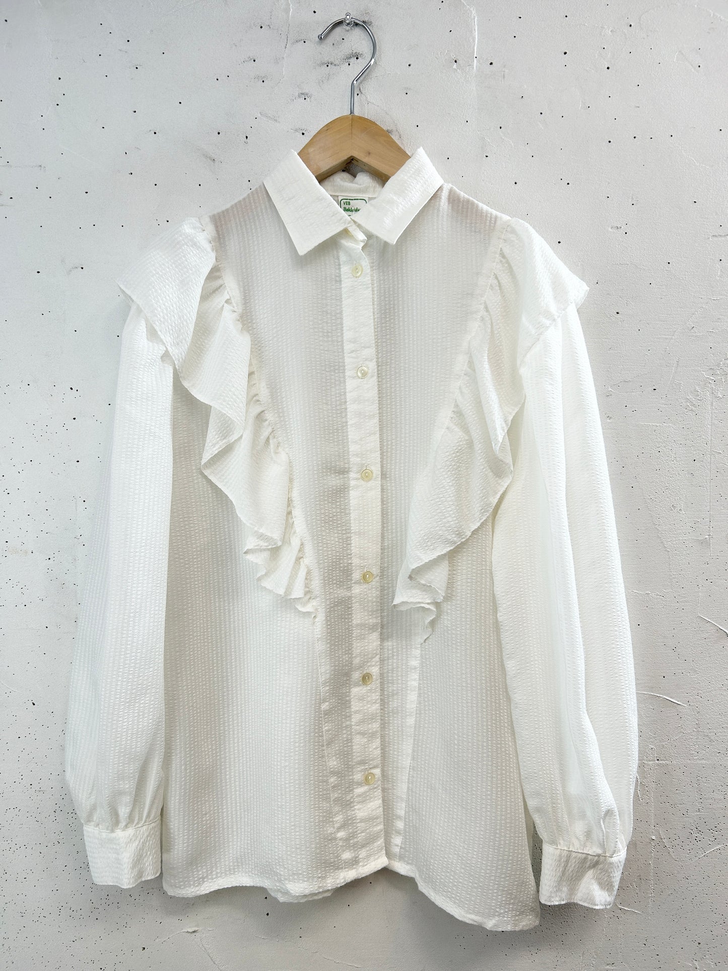 Vintage Ruffle Blouse [A31358]