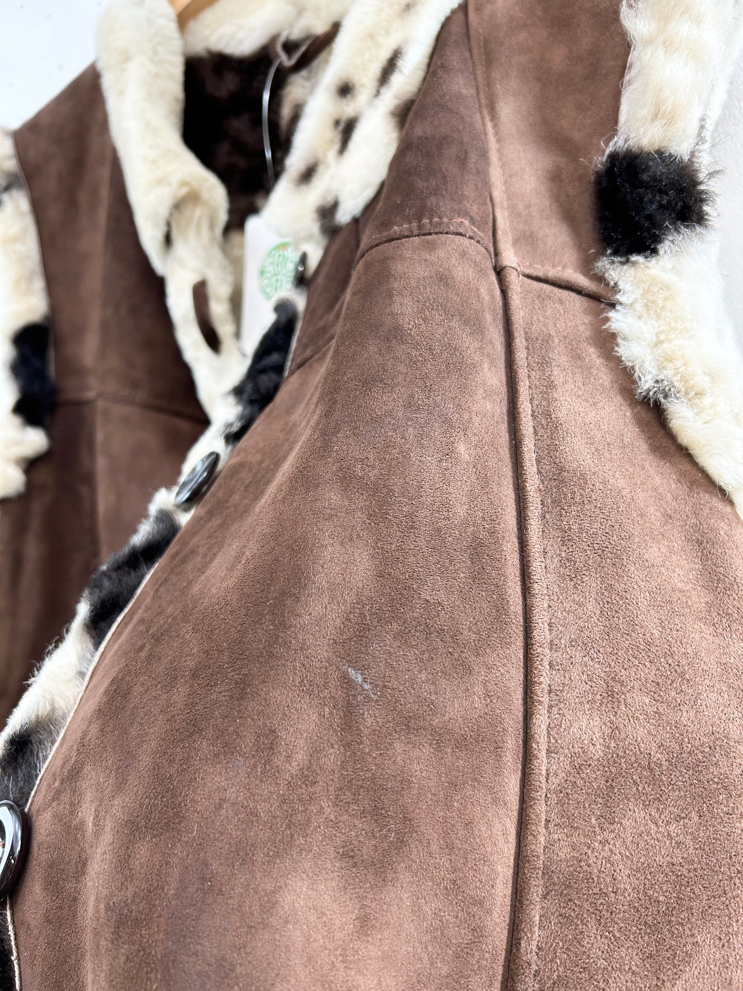 Vintage Mouton Vest [A31299]