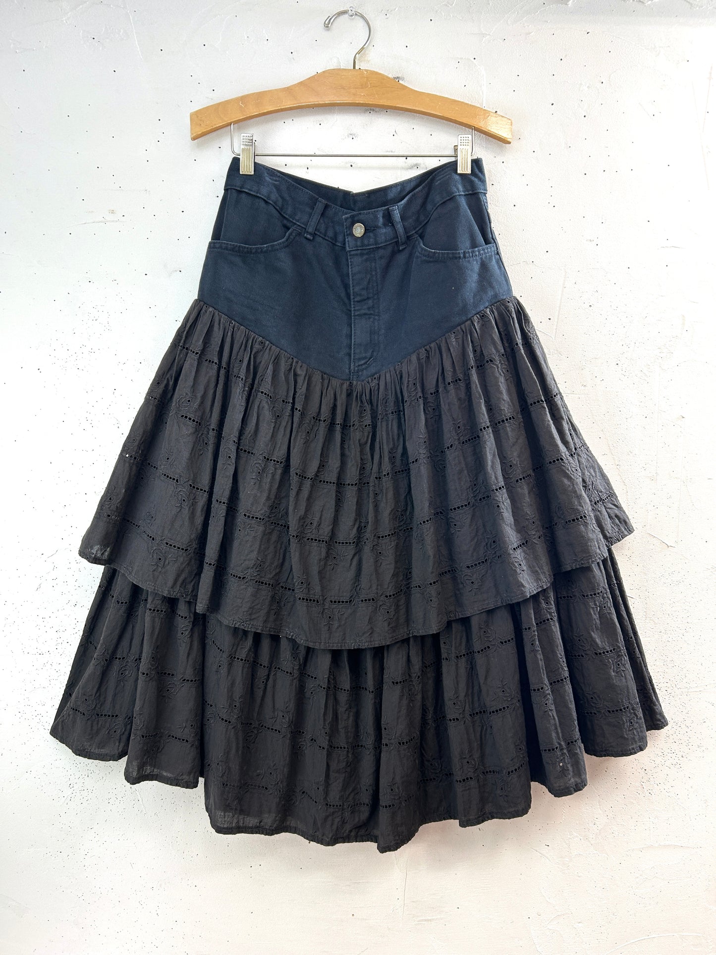 Vintage Denim Skirt  [F32763]