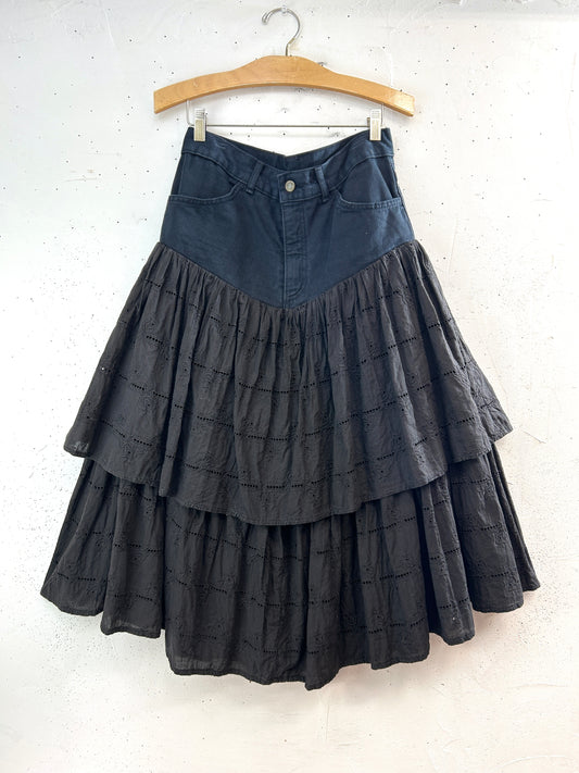 Vintage Denim Skirt  [F32763]