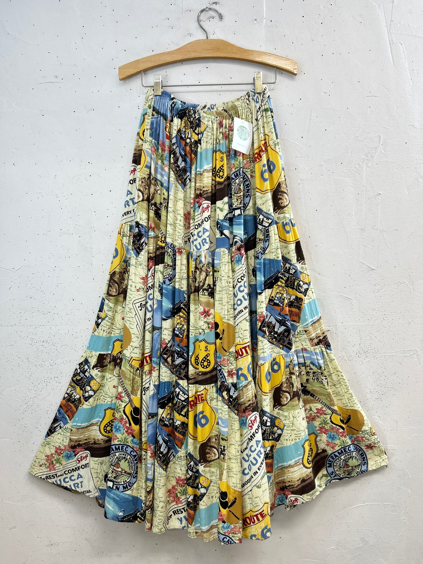 Vintage Tired Skirt [B31493]