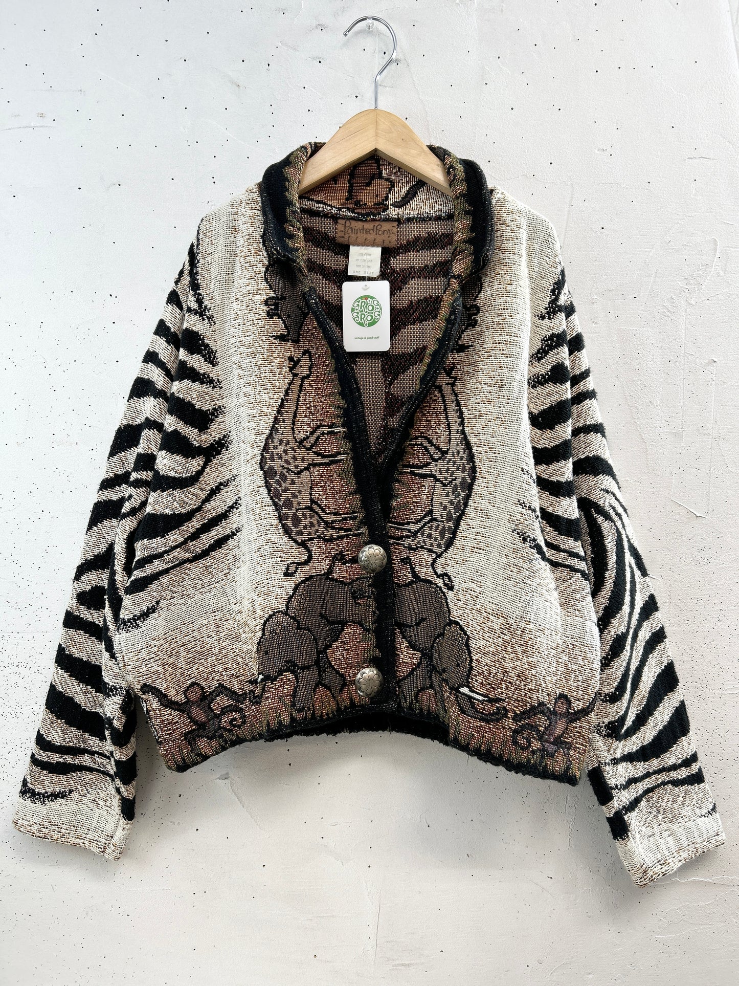 Vintage Rug Jacket 〜Painted Pony〜 [B31486]