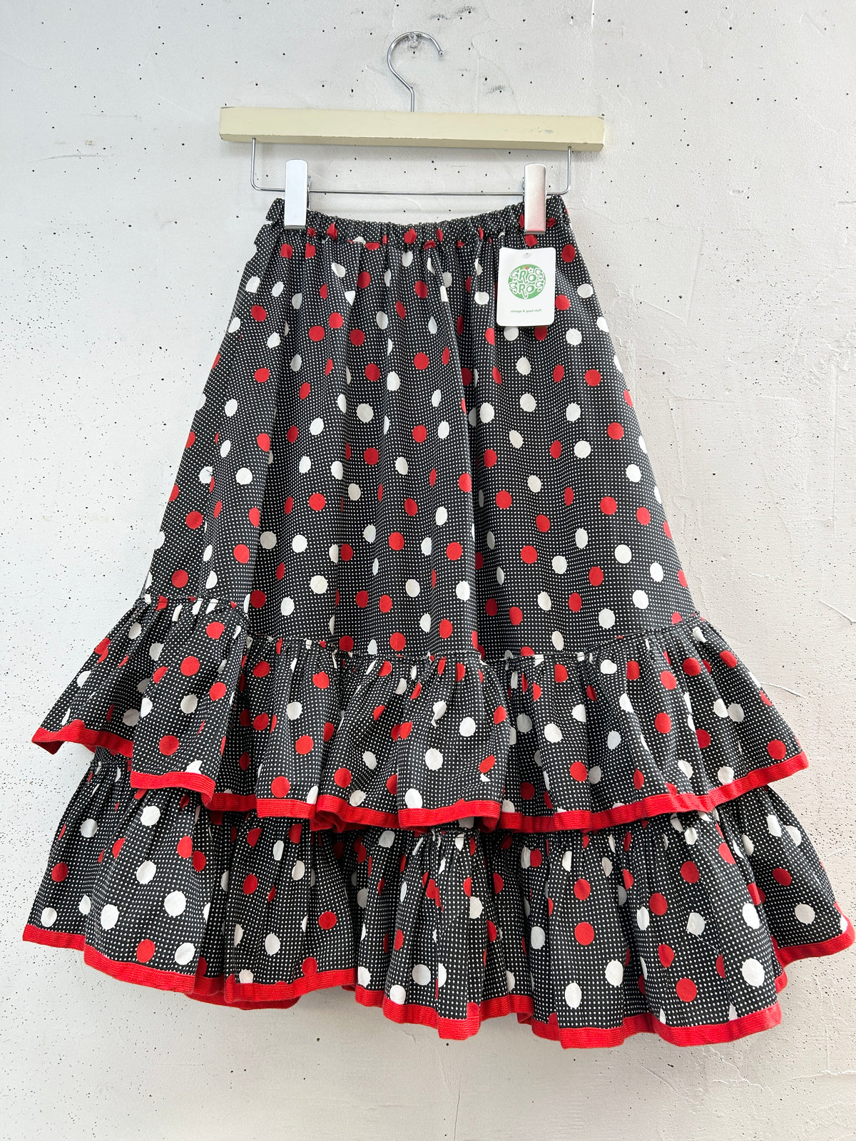 Vintage Dot Skirt [J34277]