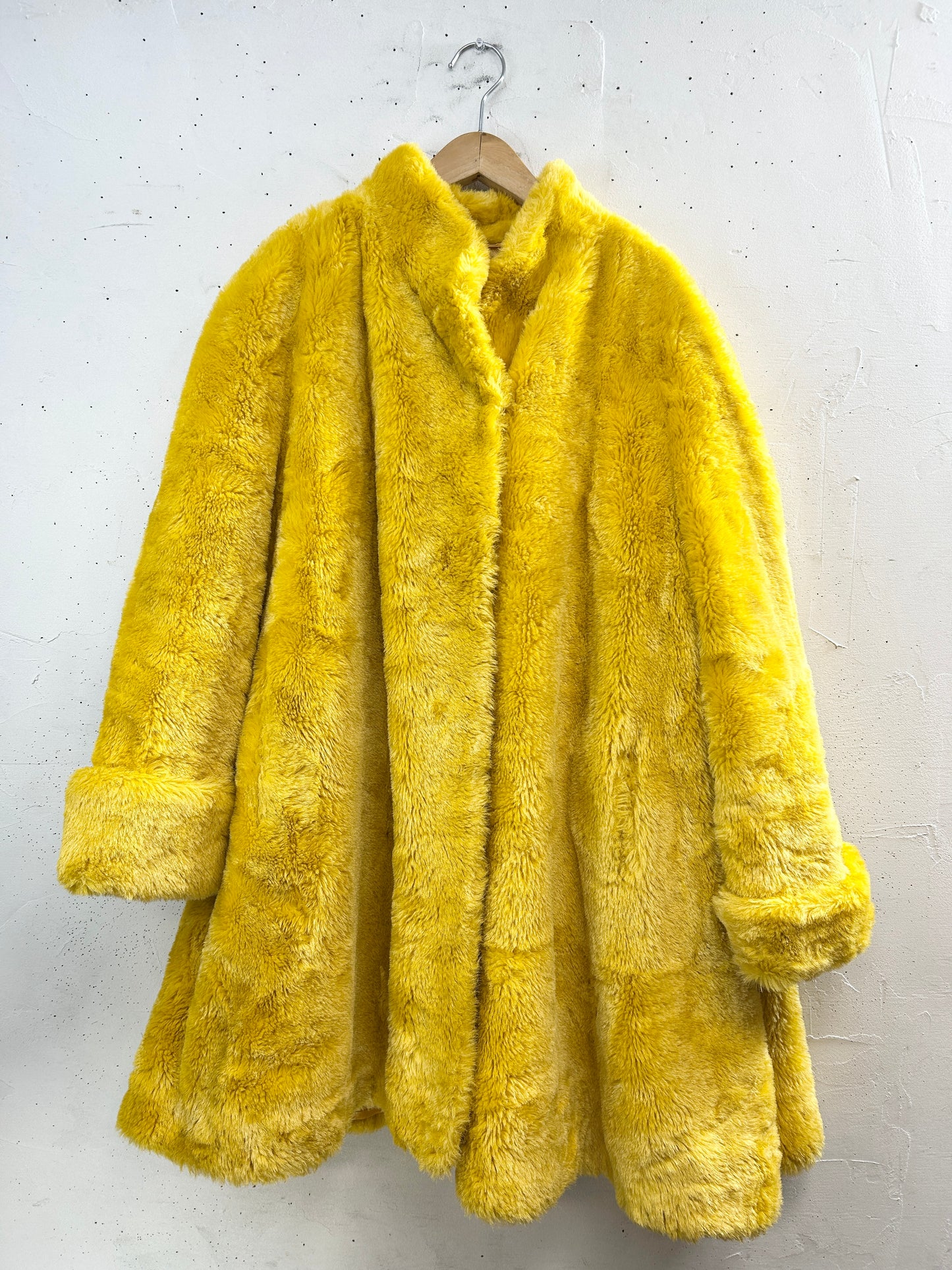 Vintage Eco Fur Coat 〜MADE IN W.GERMANY〜 [A31198]