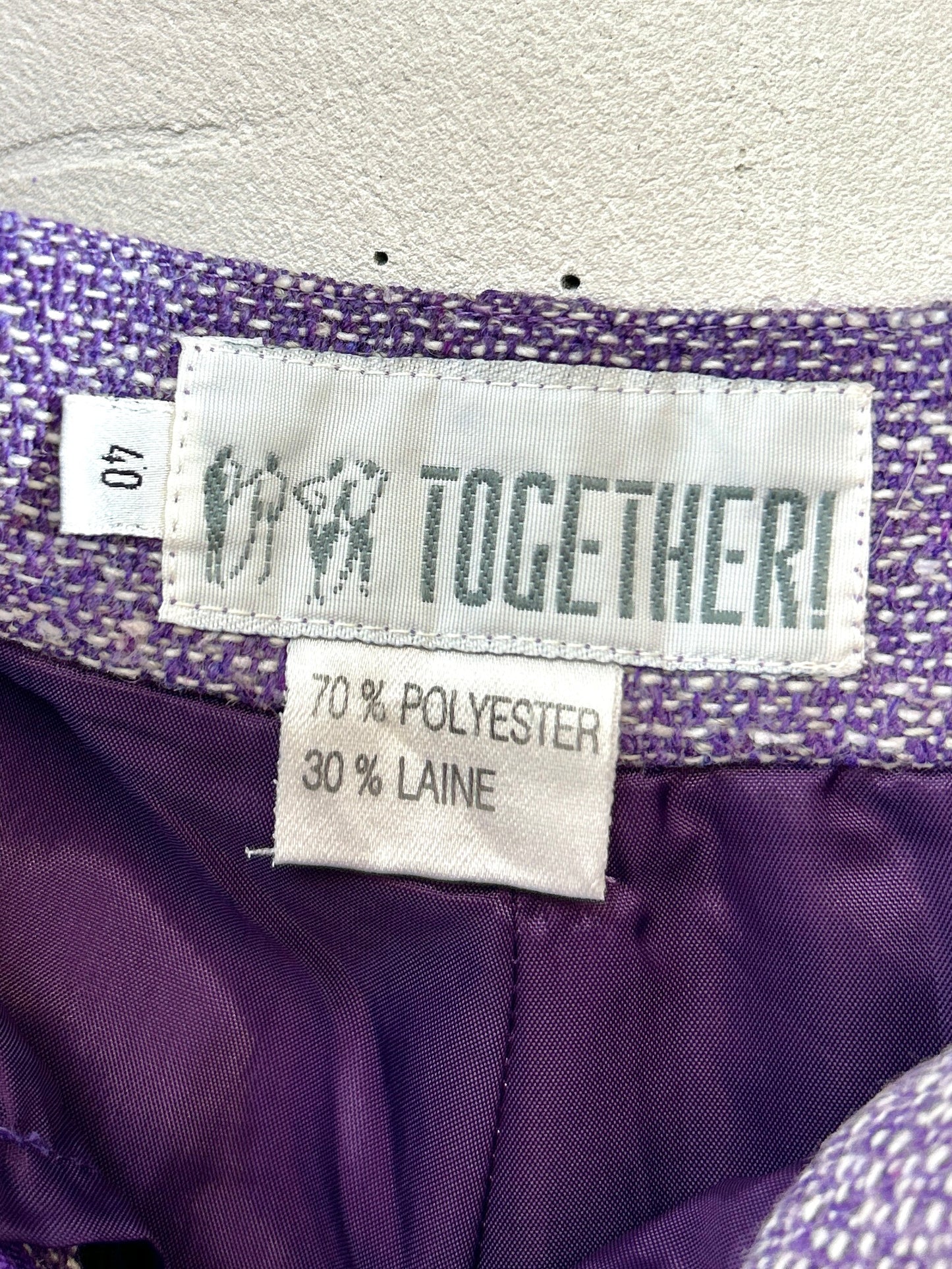 Vintage Tuck Pants 〜TOGETHER〜 [K30915]