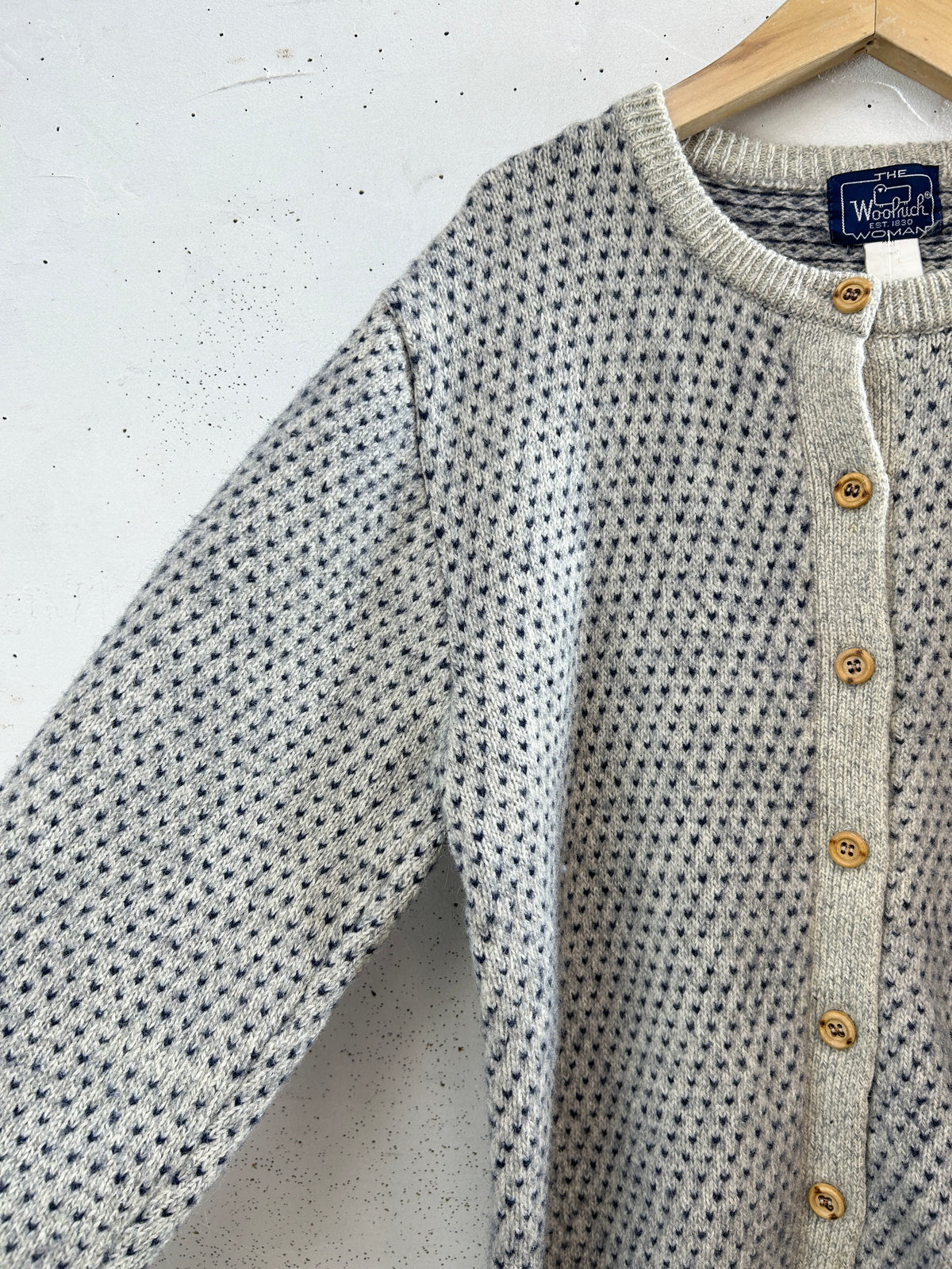 Vintage Knit Cardigan 〜Woolrich〜 [I34036]