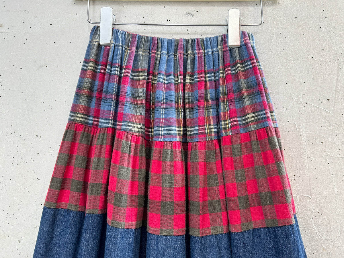 Vintage Tiered Skirt [I33893]