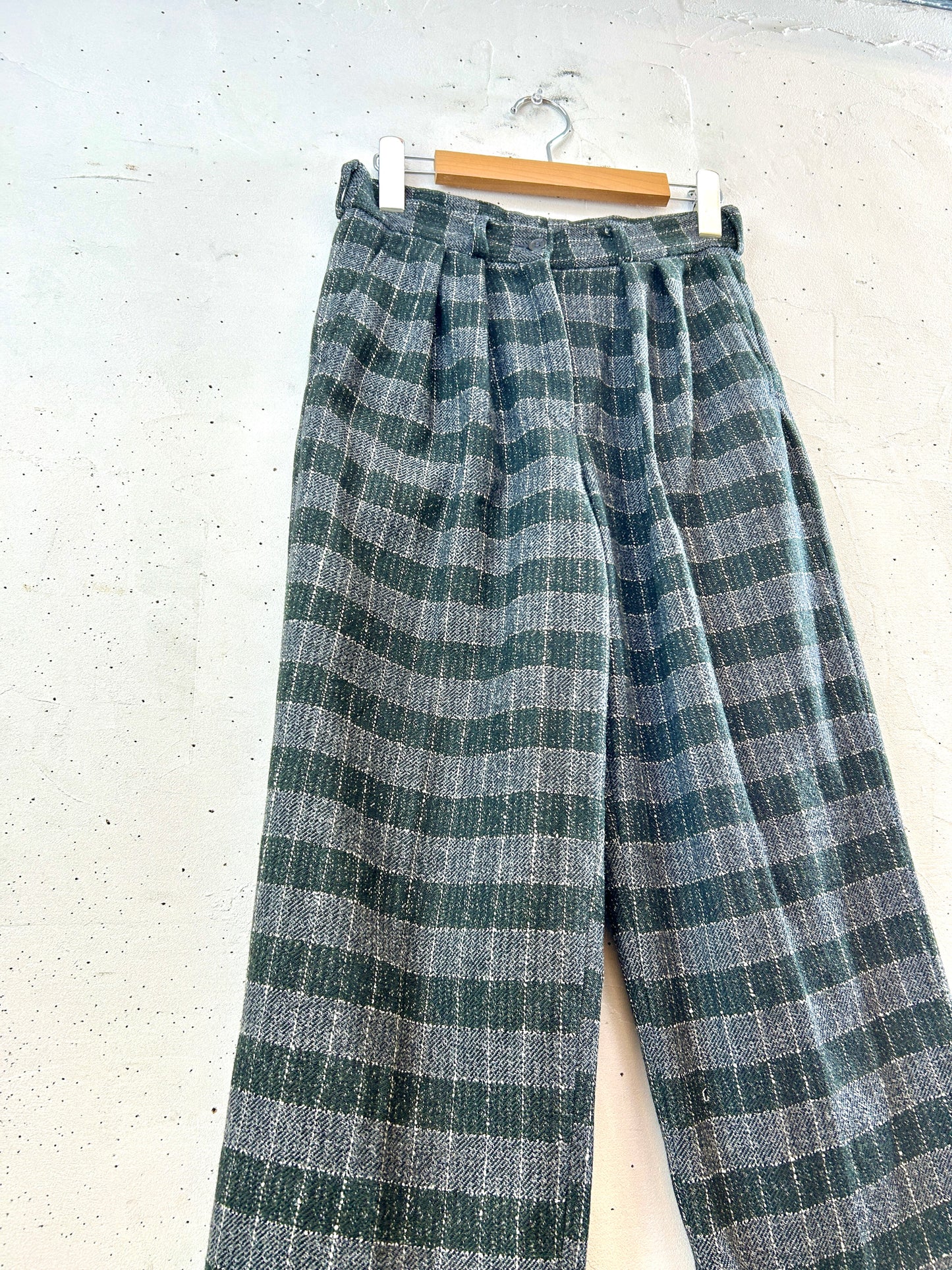Vintage Plaid Pants [I30329]