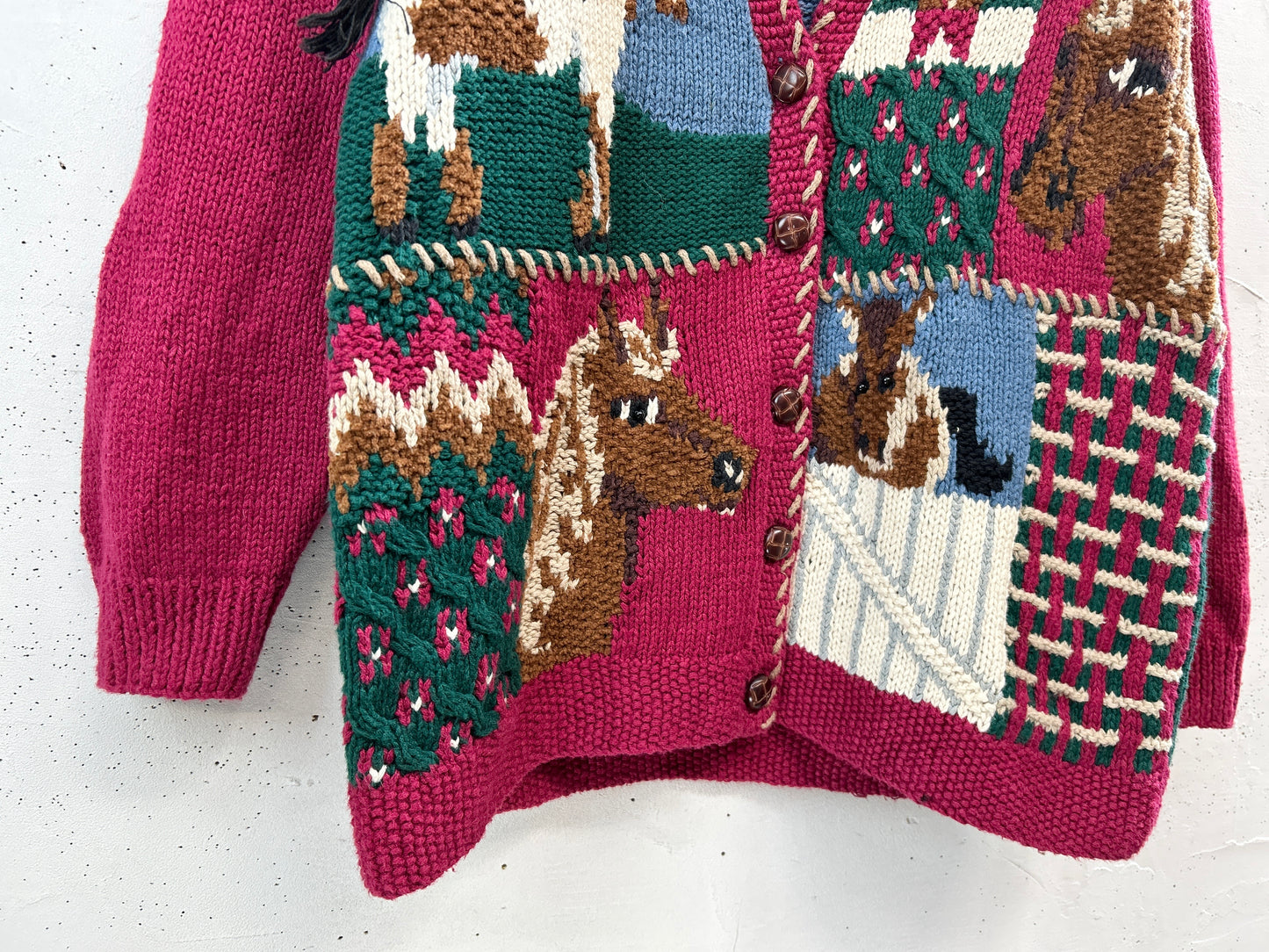 Vintage Cotton  Knit Cardigan [B31485]