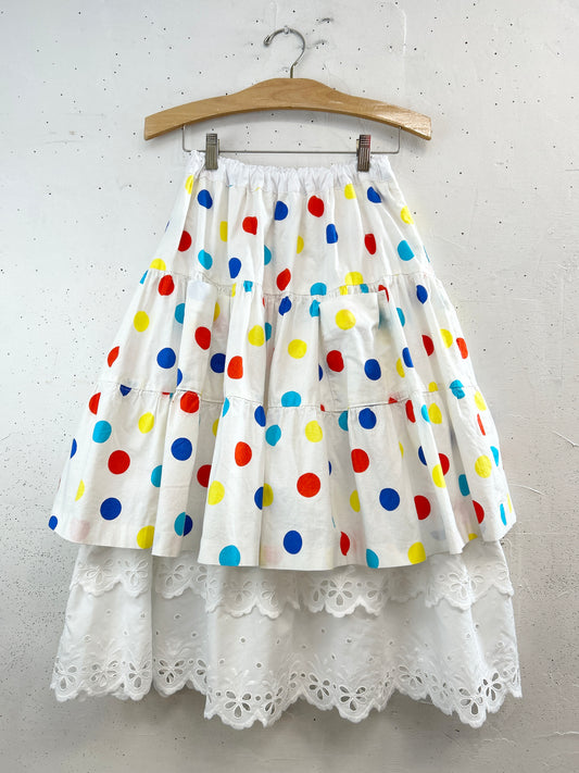 Vintage Skirt 〜Funny dot CRAZY〜 [C31736]