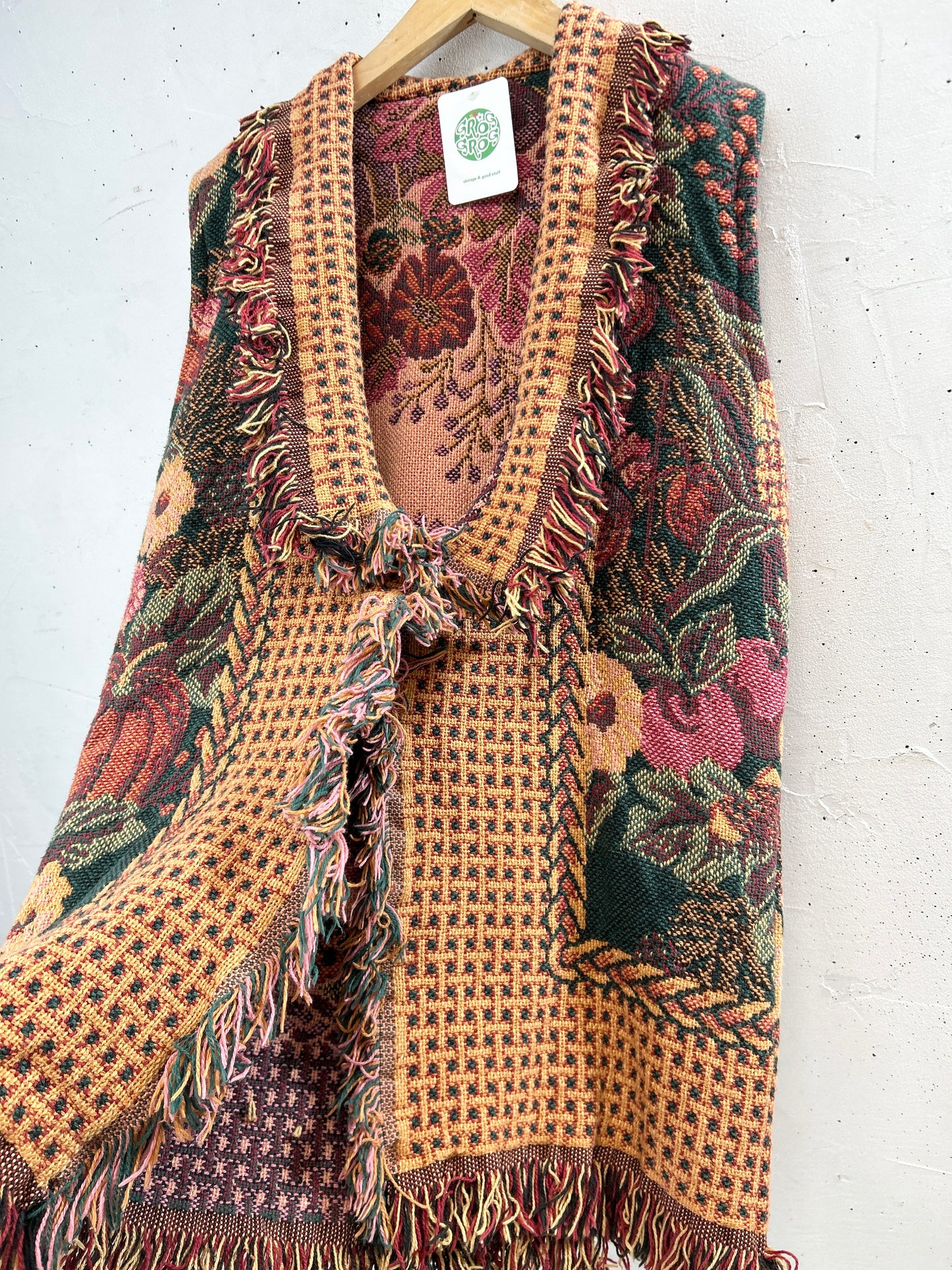 Vintage Rug Vest [A31328]