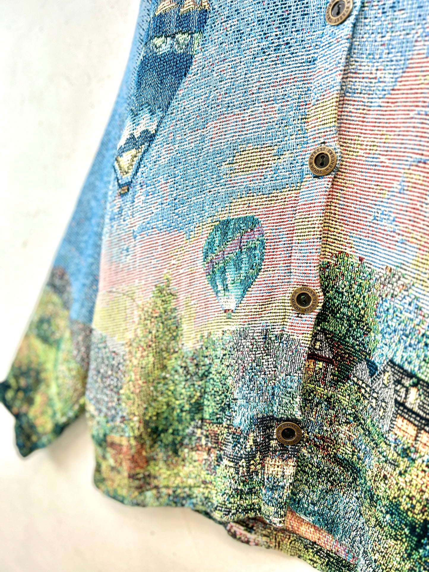 Vintage Rug Jacket 〜SUGAR STREET WEAVERS〜 MADE IN USA [L30977]