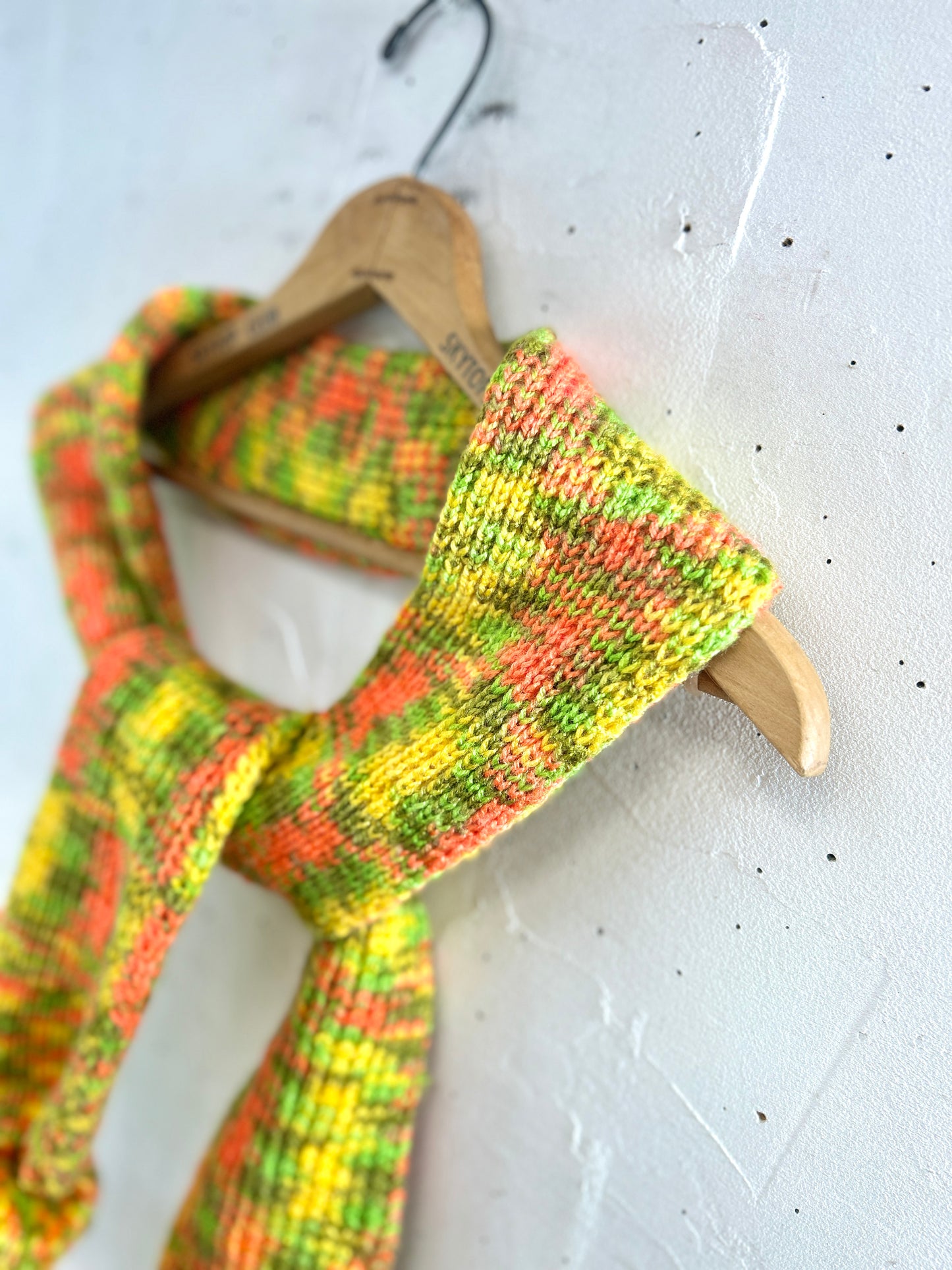Vintage Knit Muffler [L31179]