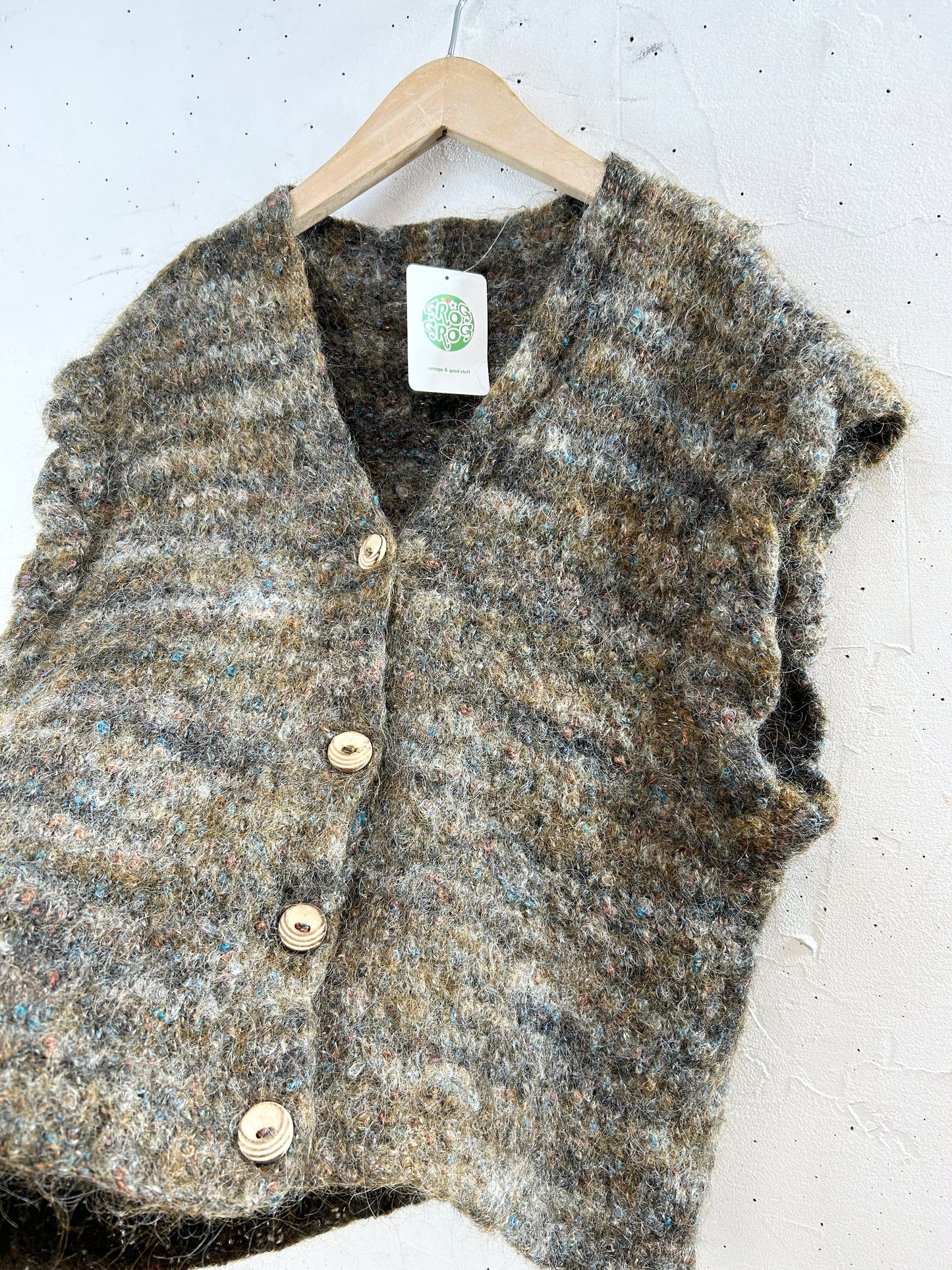 Vintage Knit Vest [J30549]