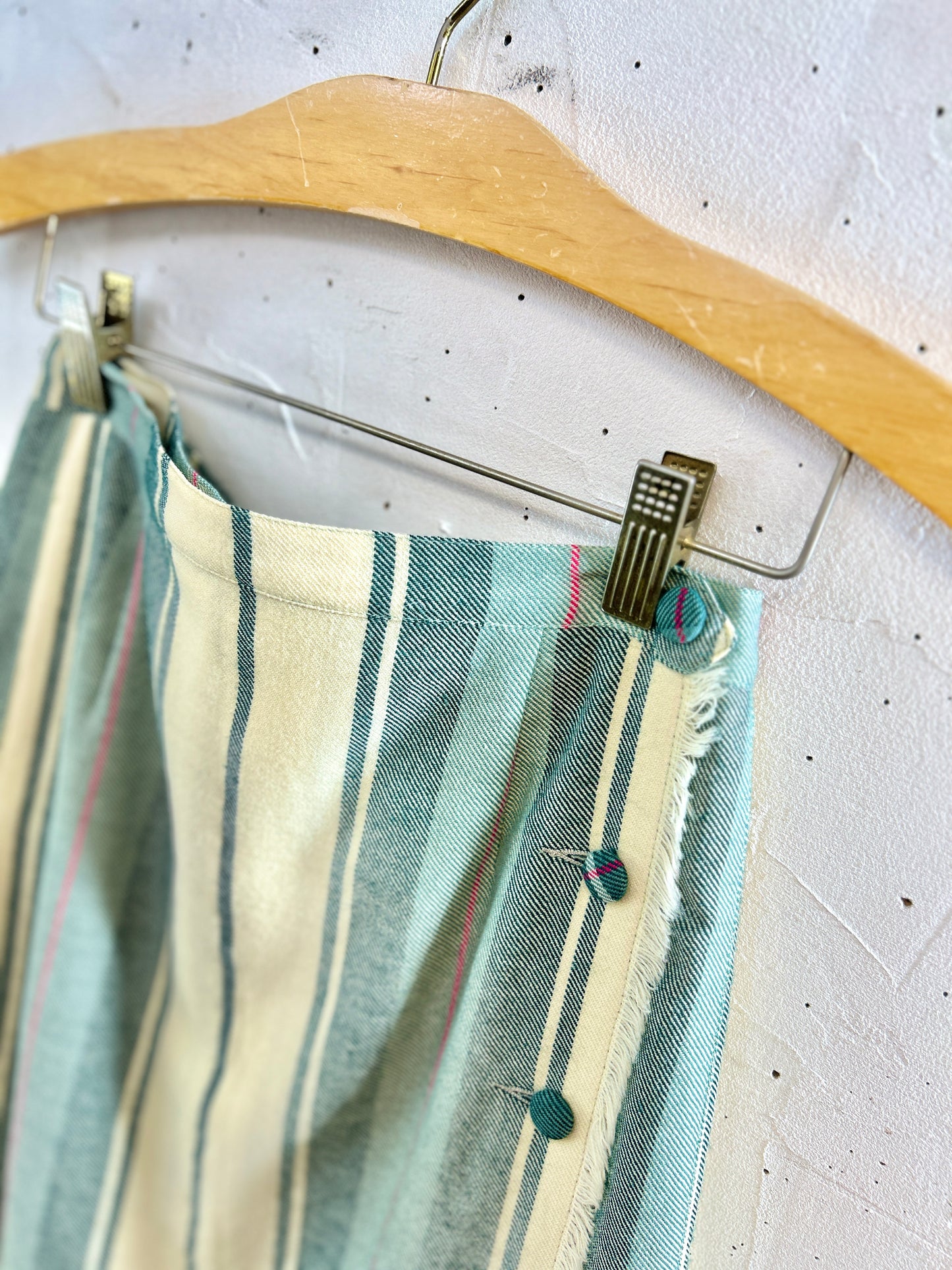 Vintage Plaid Skirt 〜Aljean〜 CANADA [K30766]