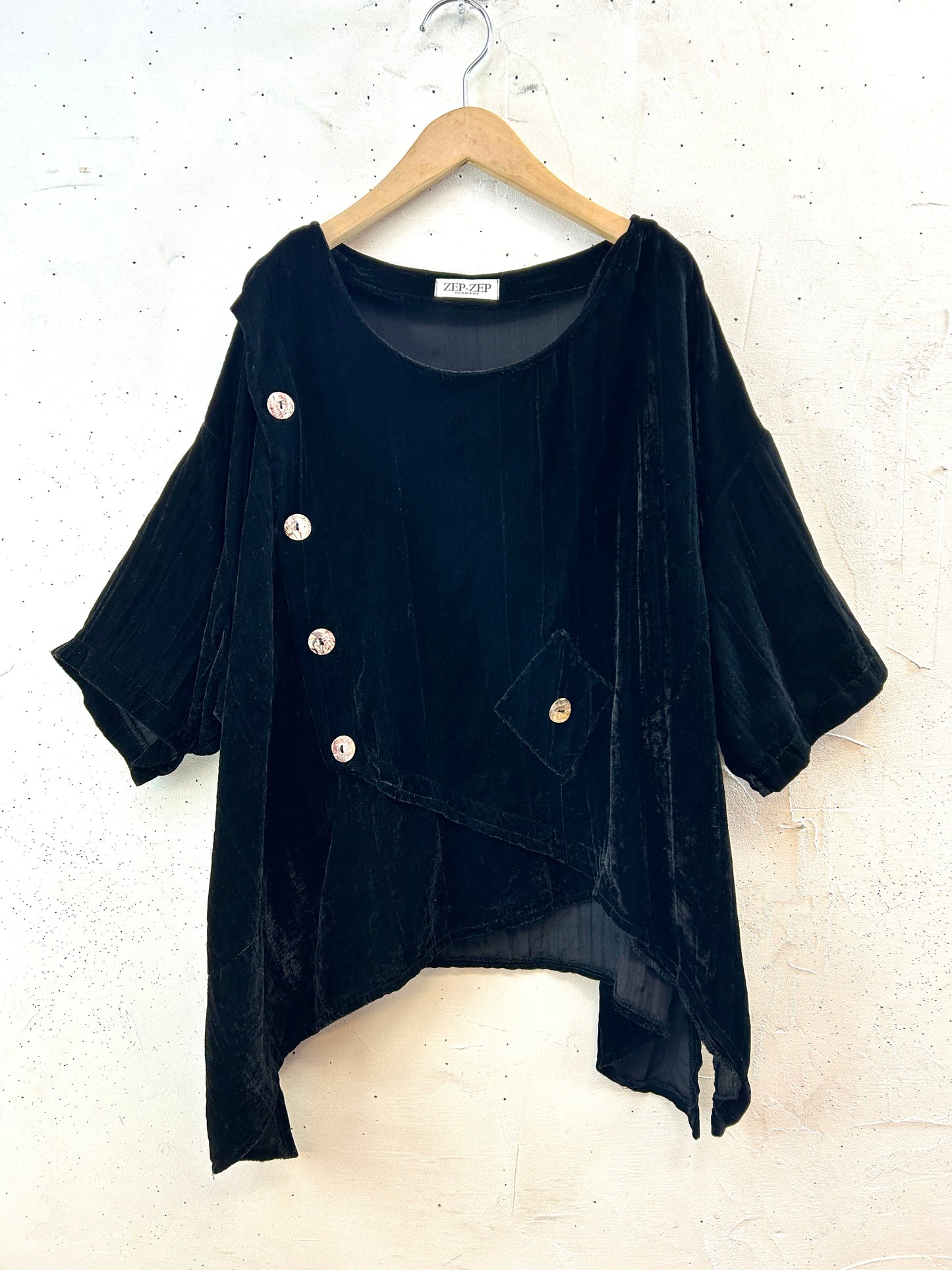Vintage Velour Tops [K30688]