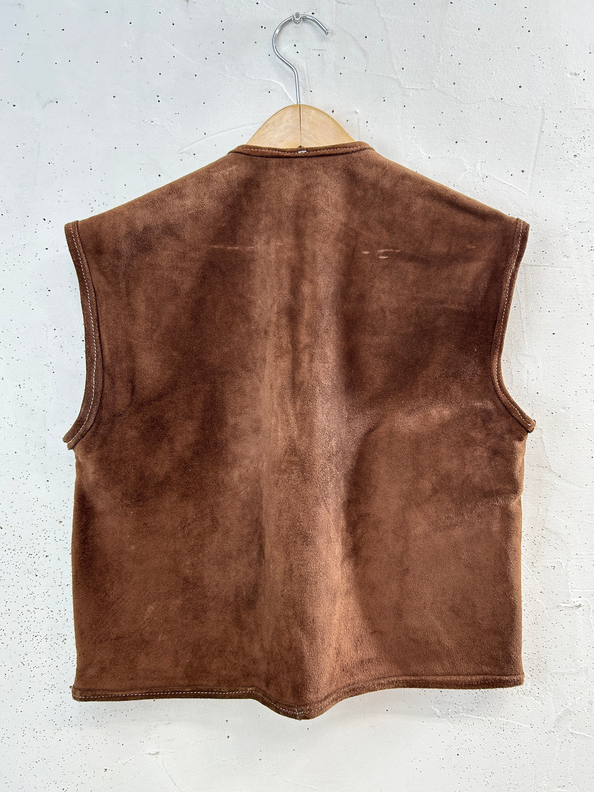 Vintage Leather Vest [I33942]