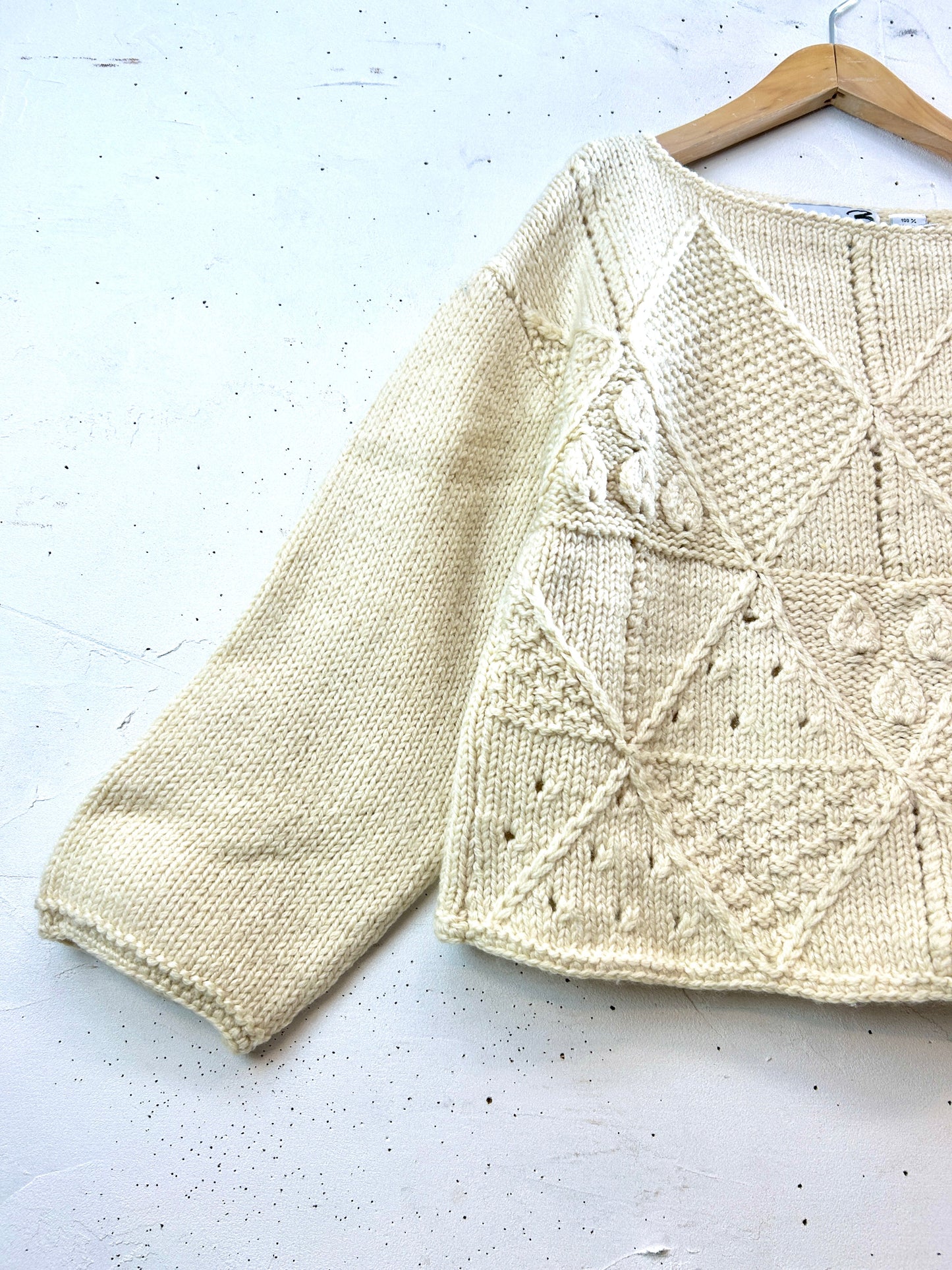Vintage Wool hand Knit [I30334]