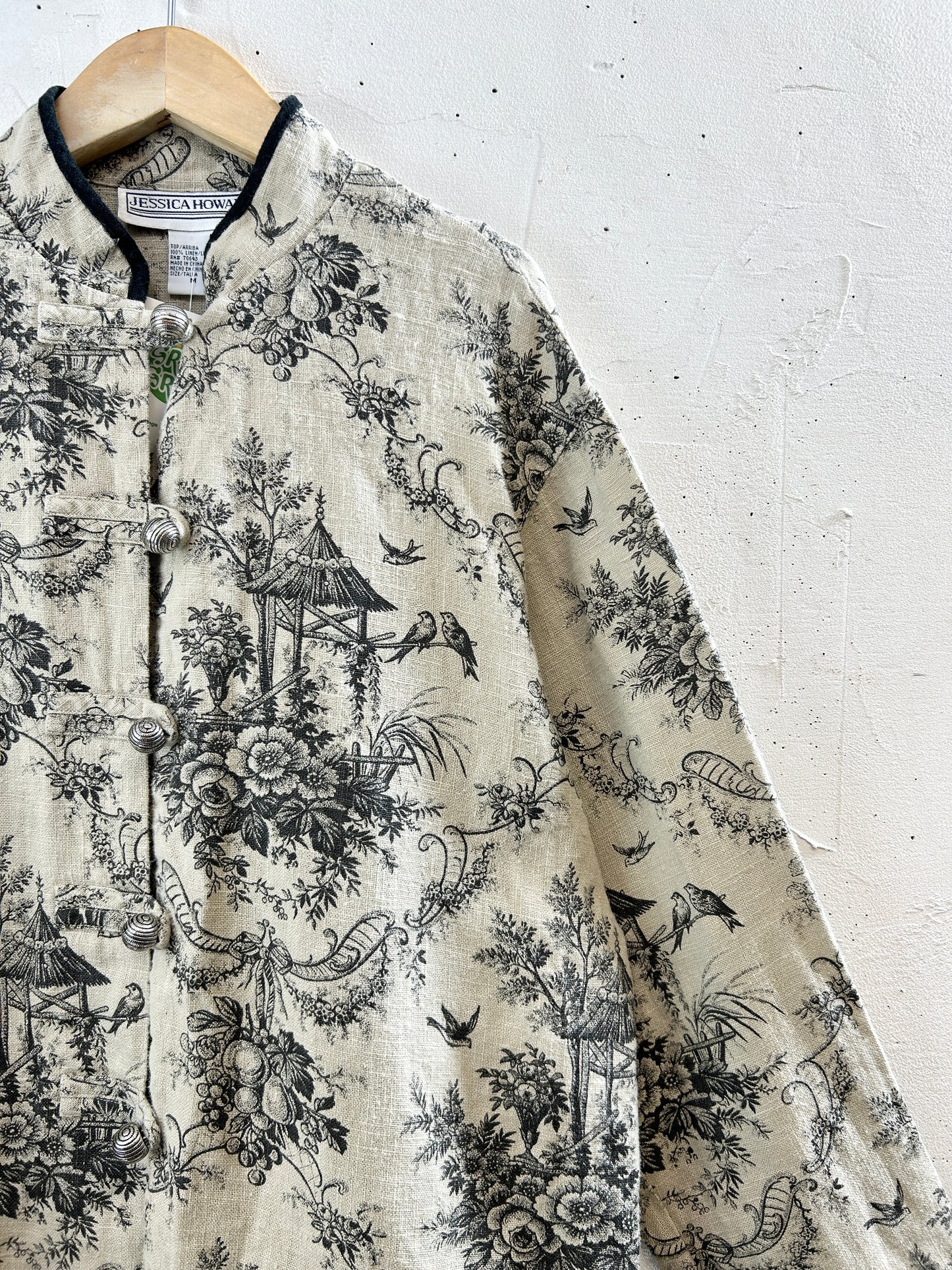 Vintage Toile De Jouy Jacket [I3113]
